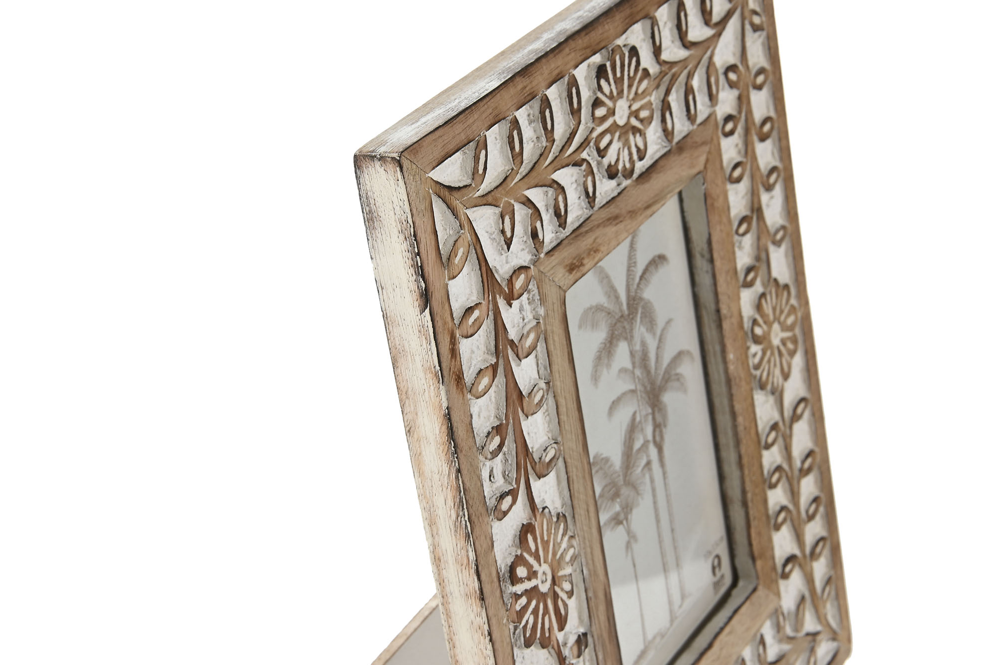 MARCO FOTO 10X15 MANGO CRISTAL 21X2X26,5 FLOR 2