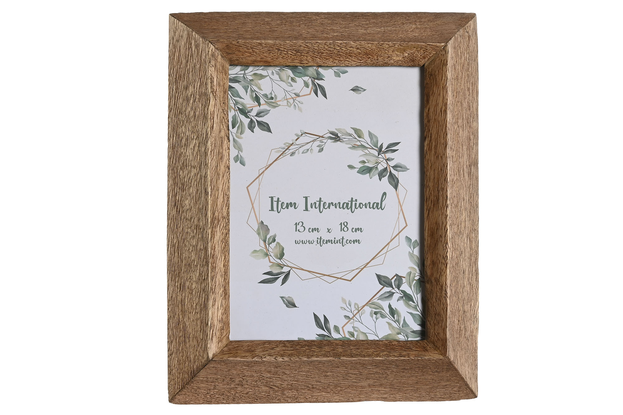 MARCO FOTO 13X18 MANGO CRISTAL 19X3X24 NATURAL 3