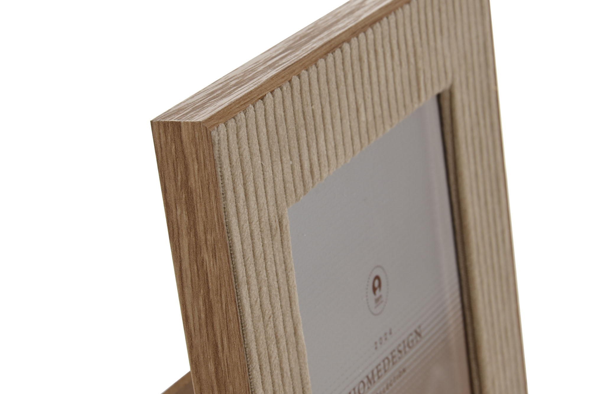 MARCO FOTO 13X18 VELVET CRISTAL 19X2X24 BLANCO ROT 2