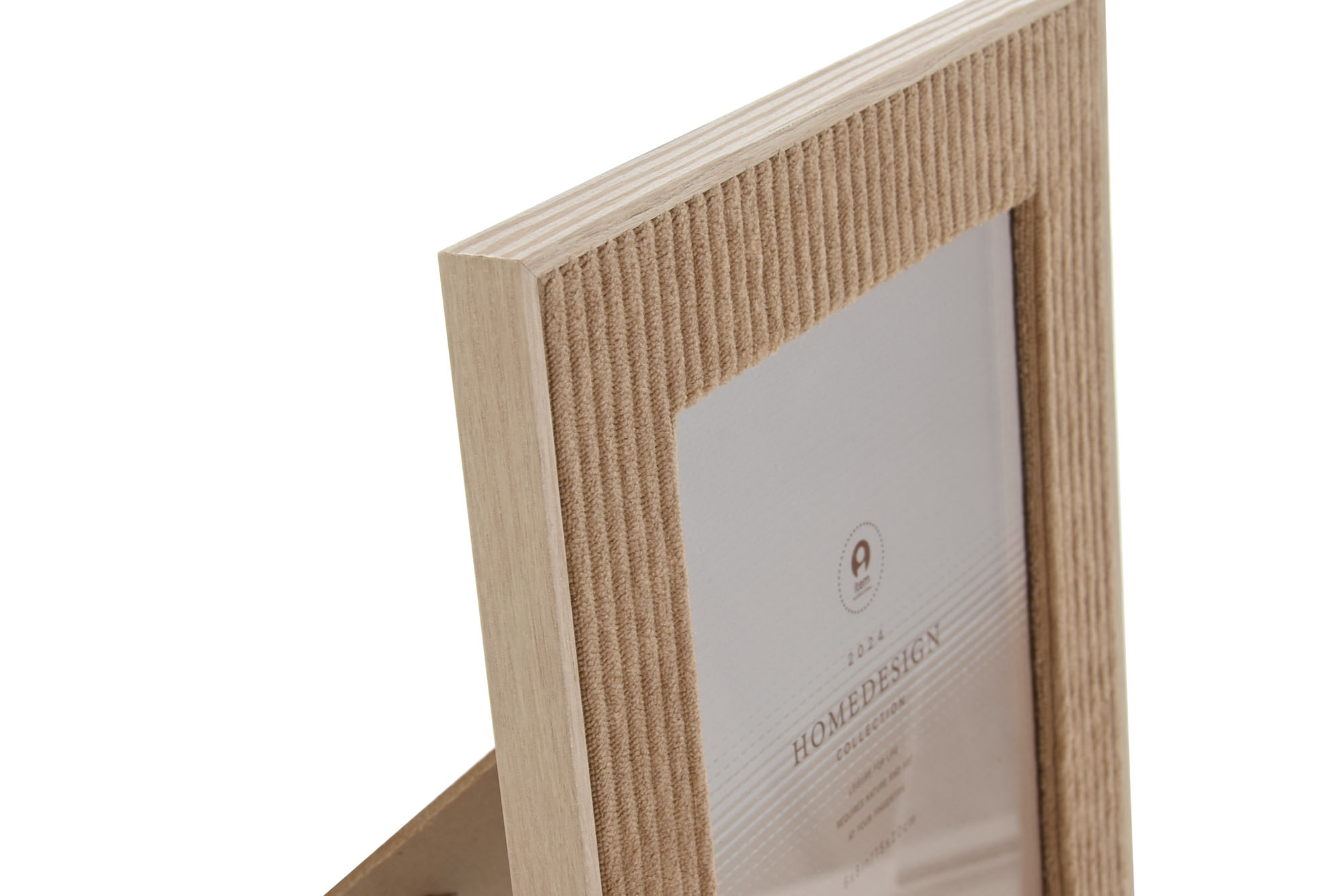 MARCO FOTO 15X20 VELVET CRISTAL 21X2X26 BEIGE 2