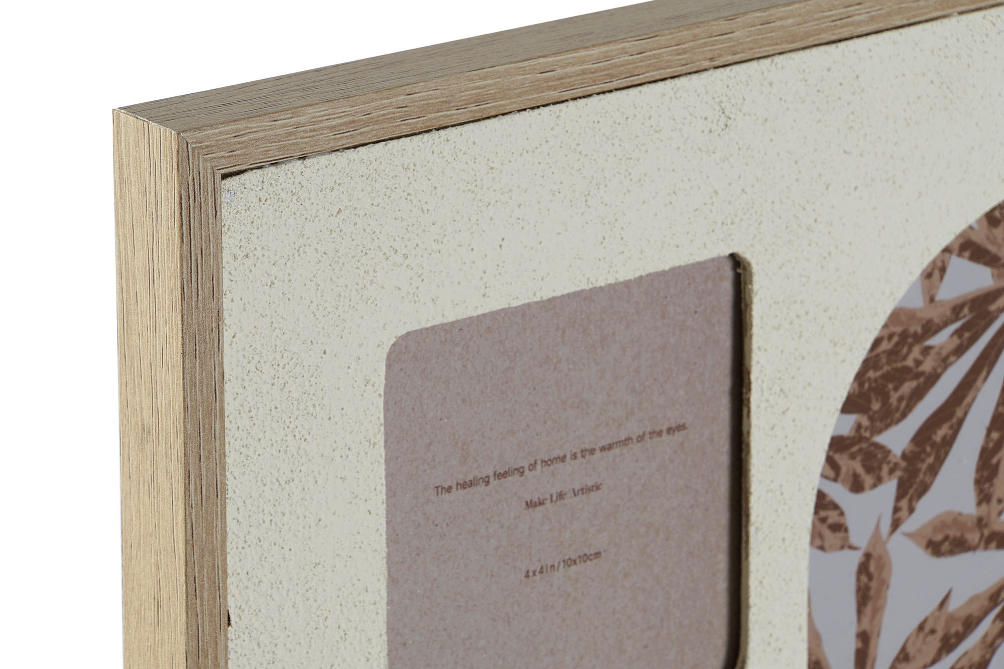 MARCO MULTIFOTO MDF CRISTAL 34X2X39 5FOTOS BEIGE 2