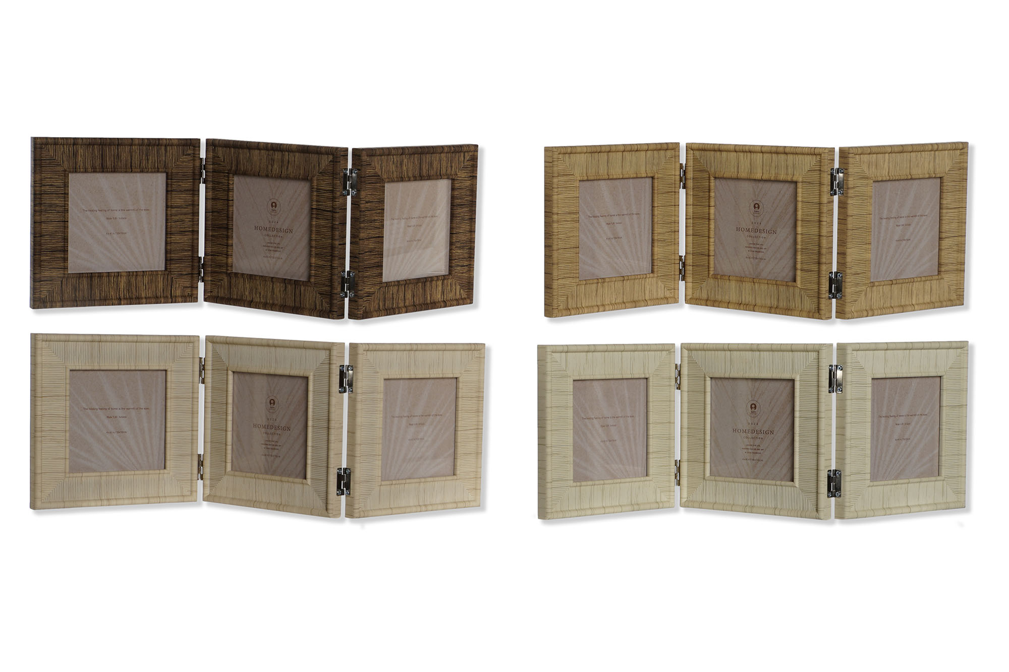 MARCO FOTO 10X10 SET 3 PS CRISTAL 47X2X16 BEIGE