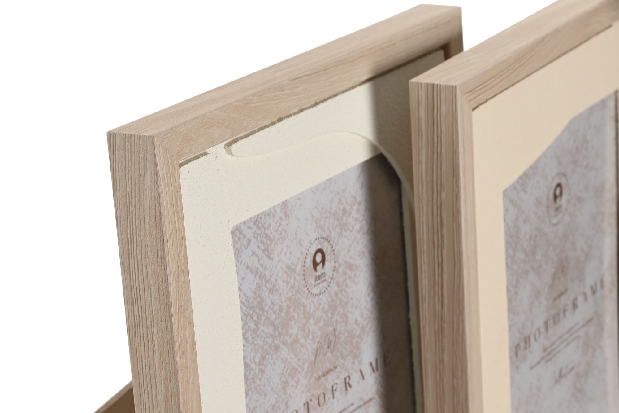MARCO FOTO 13X18 MDF 21X2X26 ABSTRACT BEIGE 2