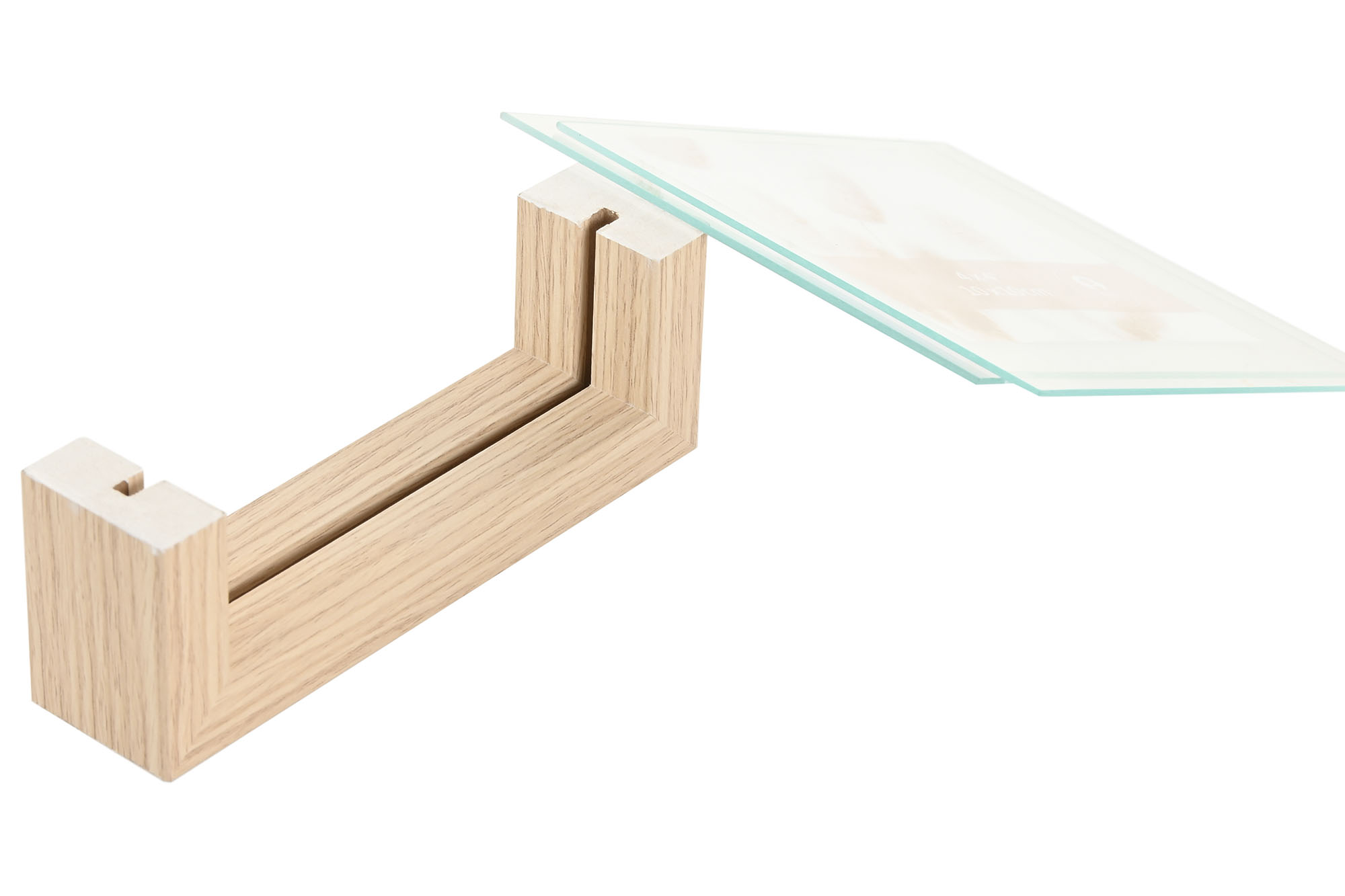 MARCO FOTO SET 3 MDF CRISTAL 15X3,5X19 NATURAL 3