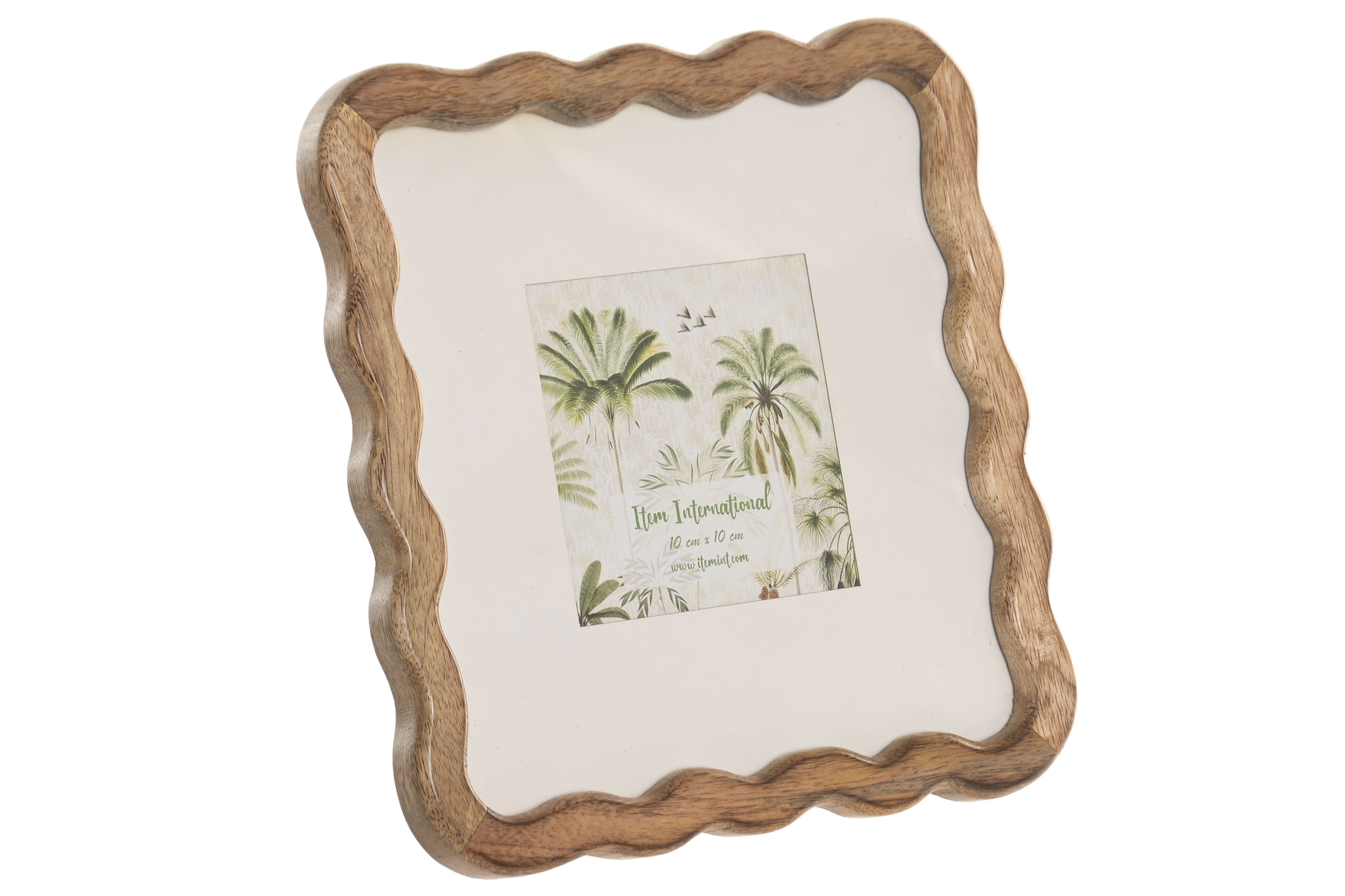 MARCO FOTO 10X10 MANGO CRISTAL 23X2X23 PASPARTU