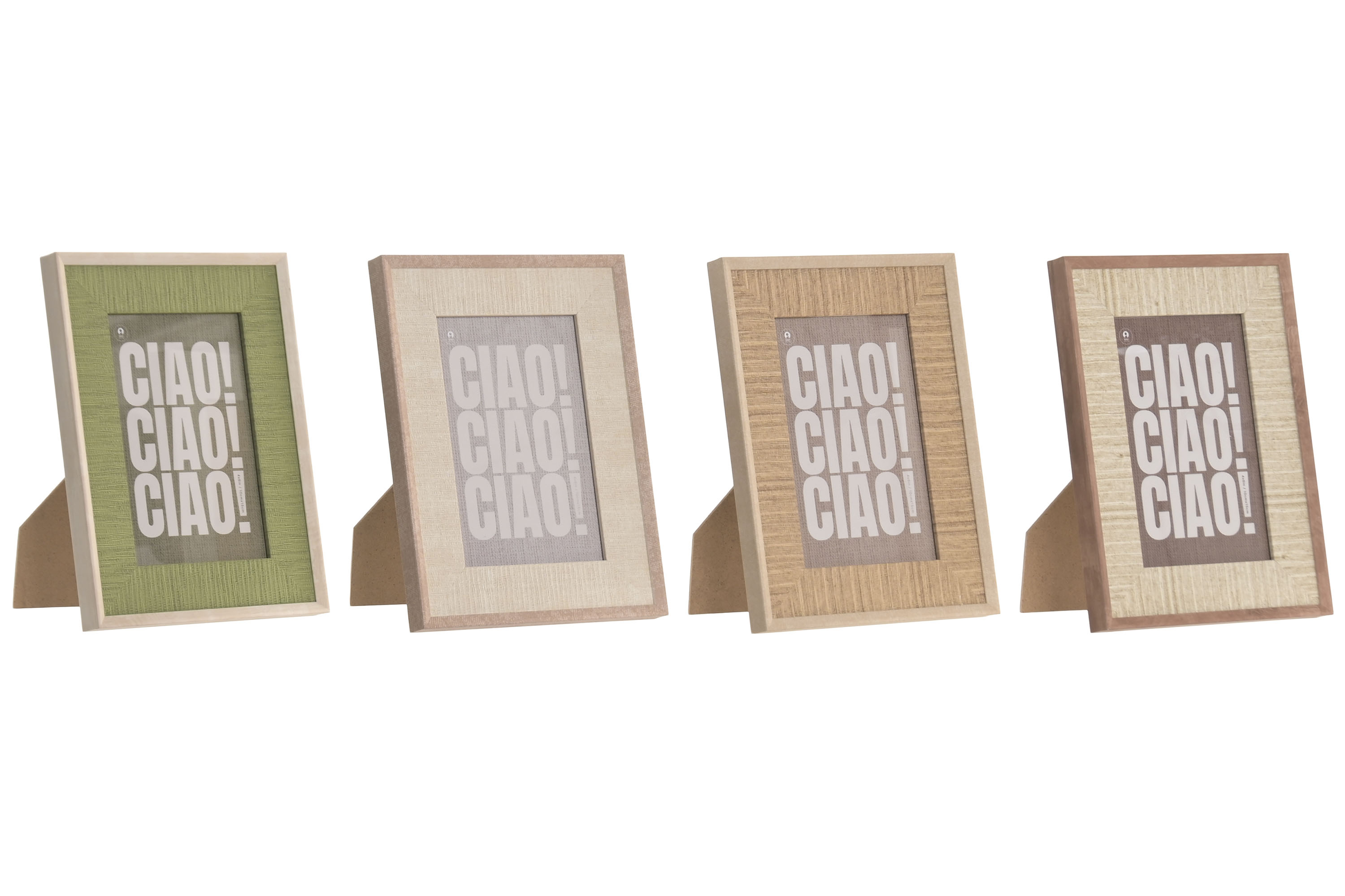 MARCO FOTO 10X15 PS CRISTAL 16X1,7X21CM BEIGE