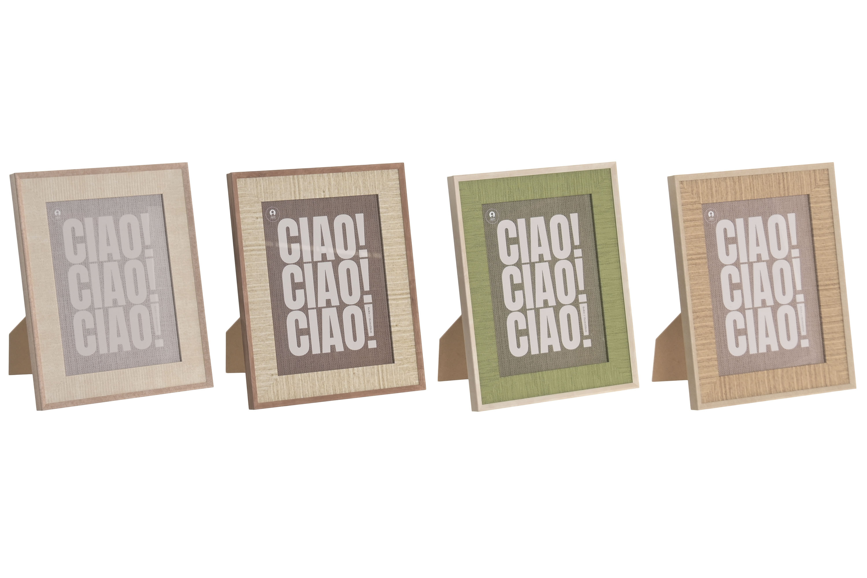 MARCO FOTO 15X20 PS CRISTAL 21X1,7X26CM MADERA