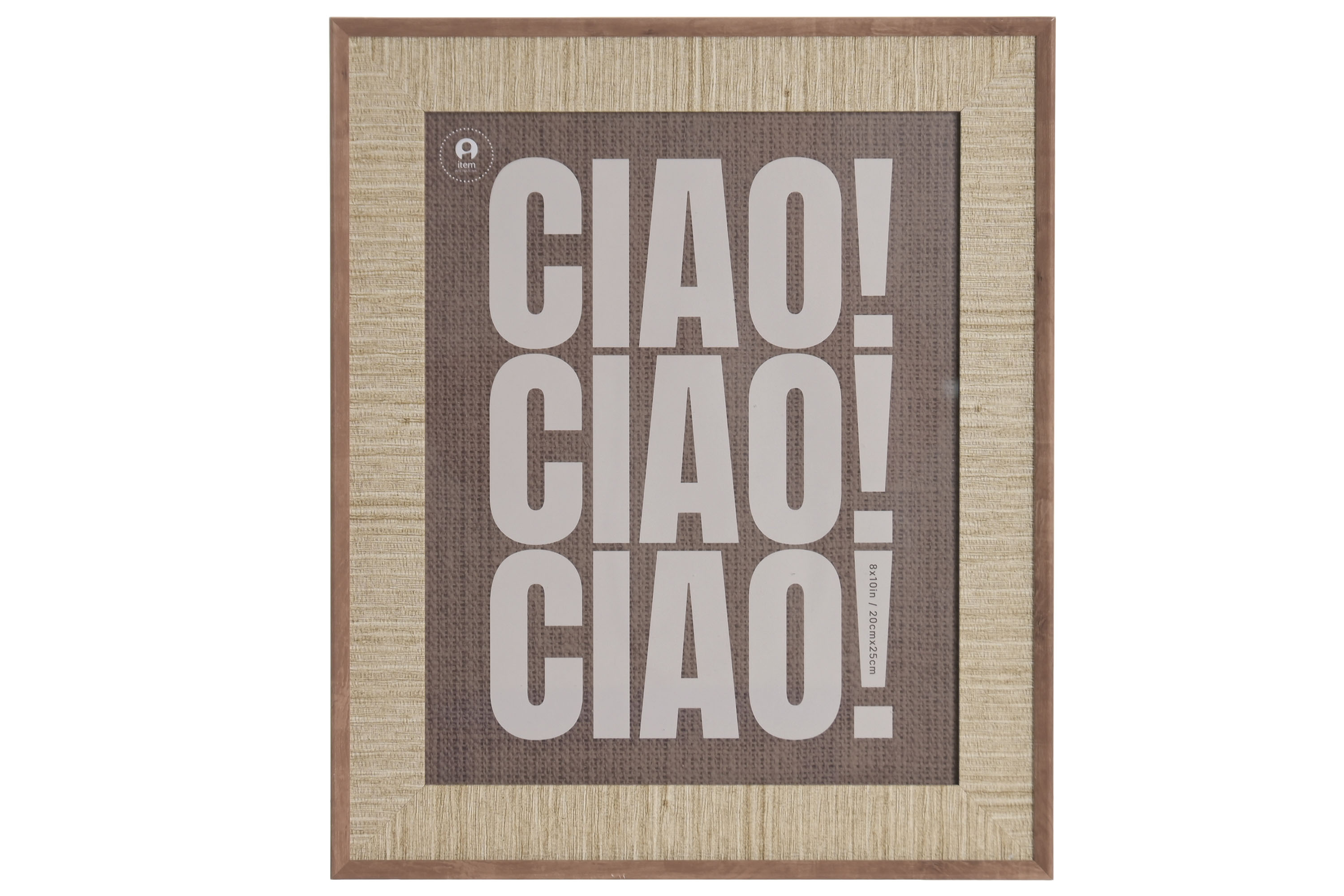 MARCO FOTO 20X25 PS CRISTAL 26X1,7X31CM BEIGE 3