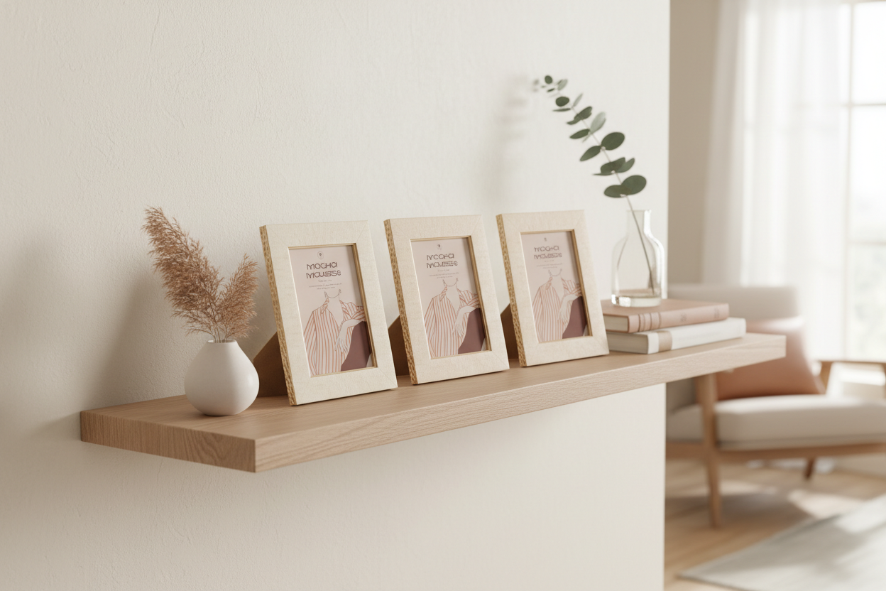 MARCO FOTO 13X18 PS 19X1,7X24 MOCHA BLANCO ROTO 2