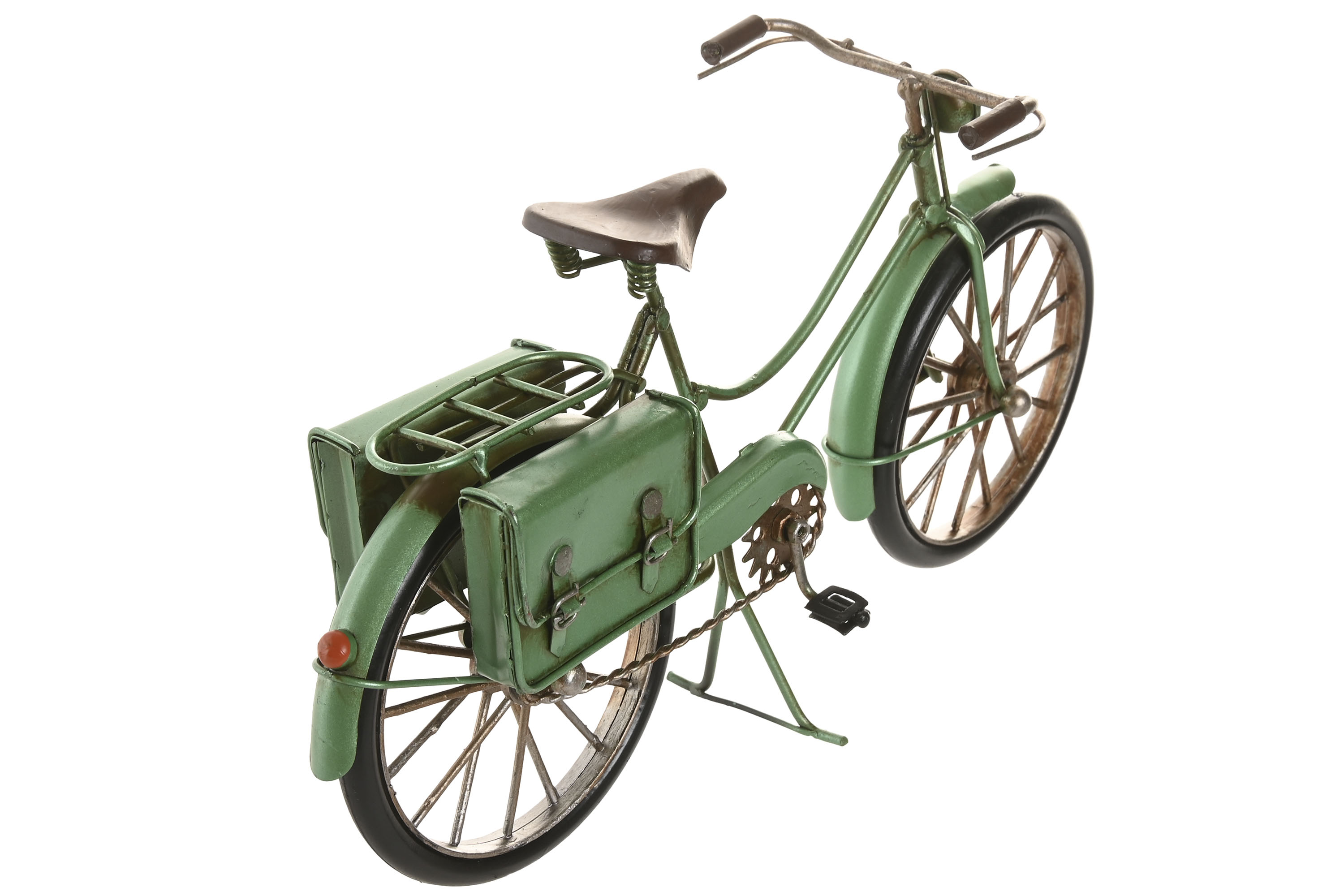 VEHICULO DECORACION METAL 30X9X15CM VERDE 3