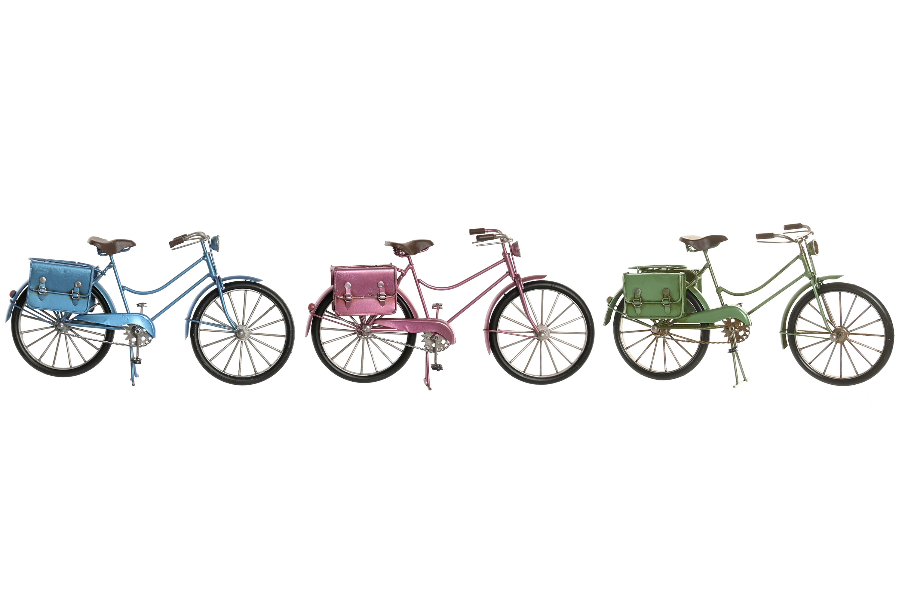VEHICULO DECORACION METAL 30X9X15CM ROSA