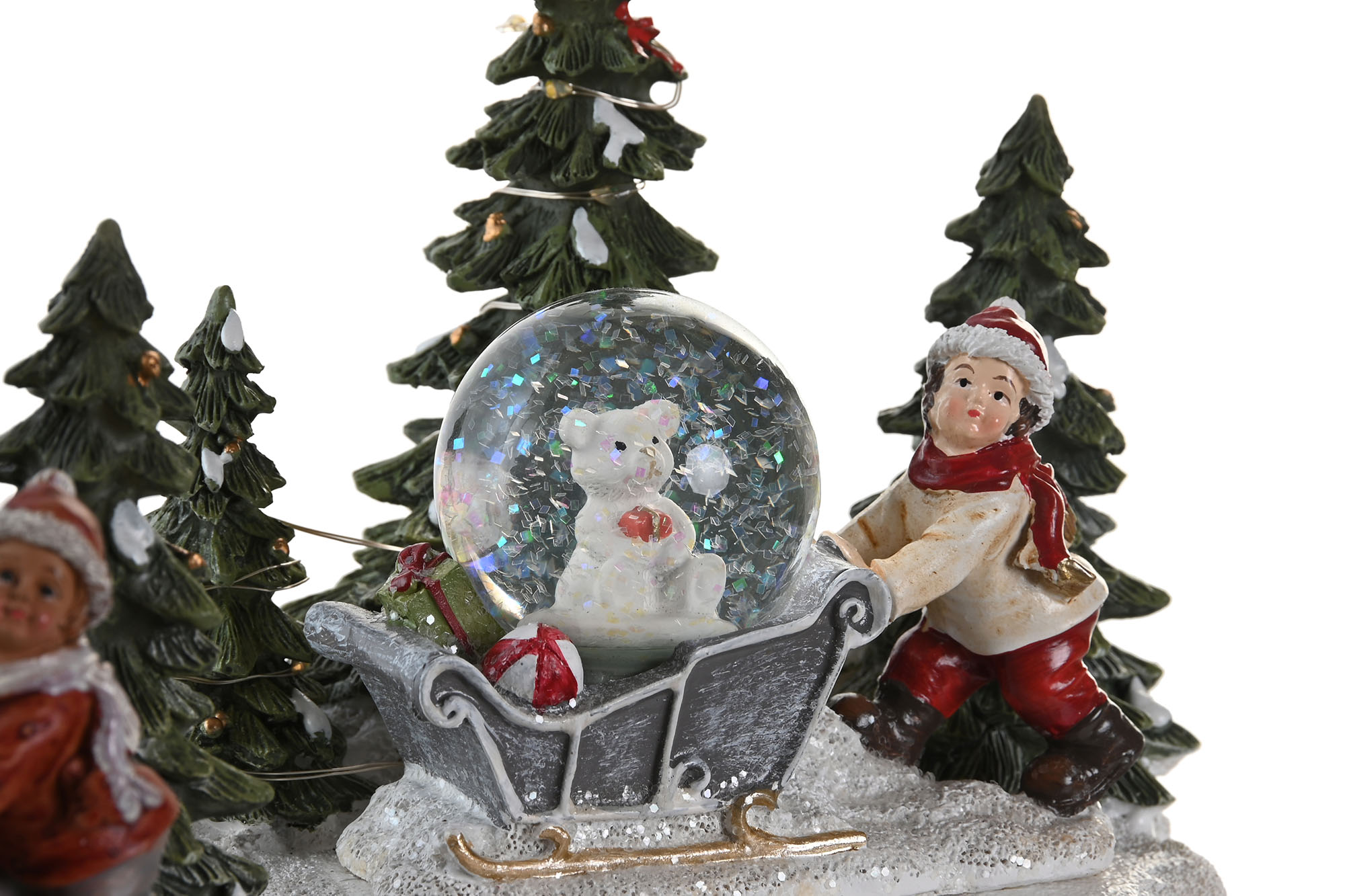 FIGURA RESINA LED 16X12,5X14,5 TRINEO 2