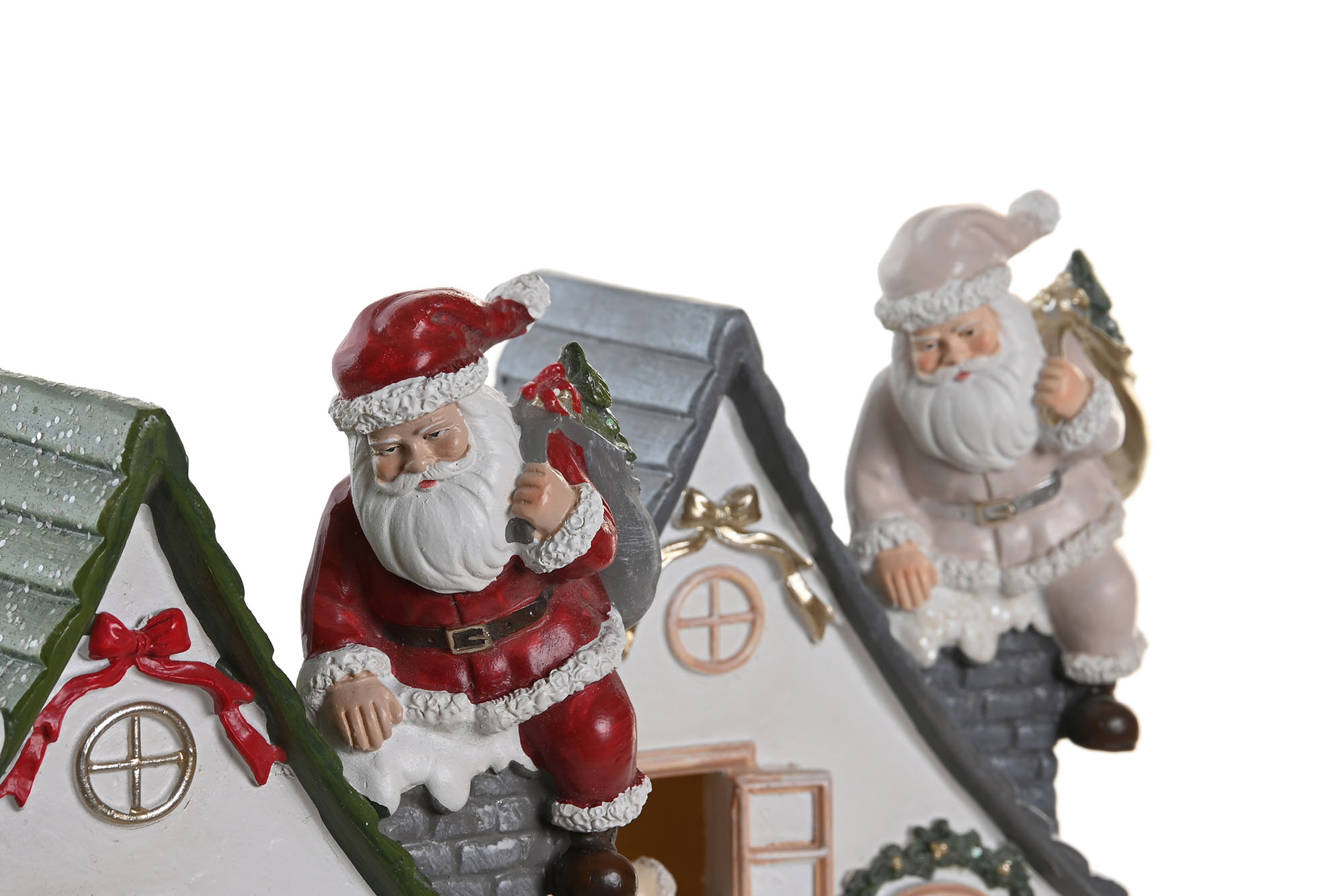 FIGURA RESINA LED 16X8X18,5CM GRIS 2