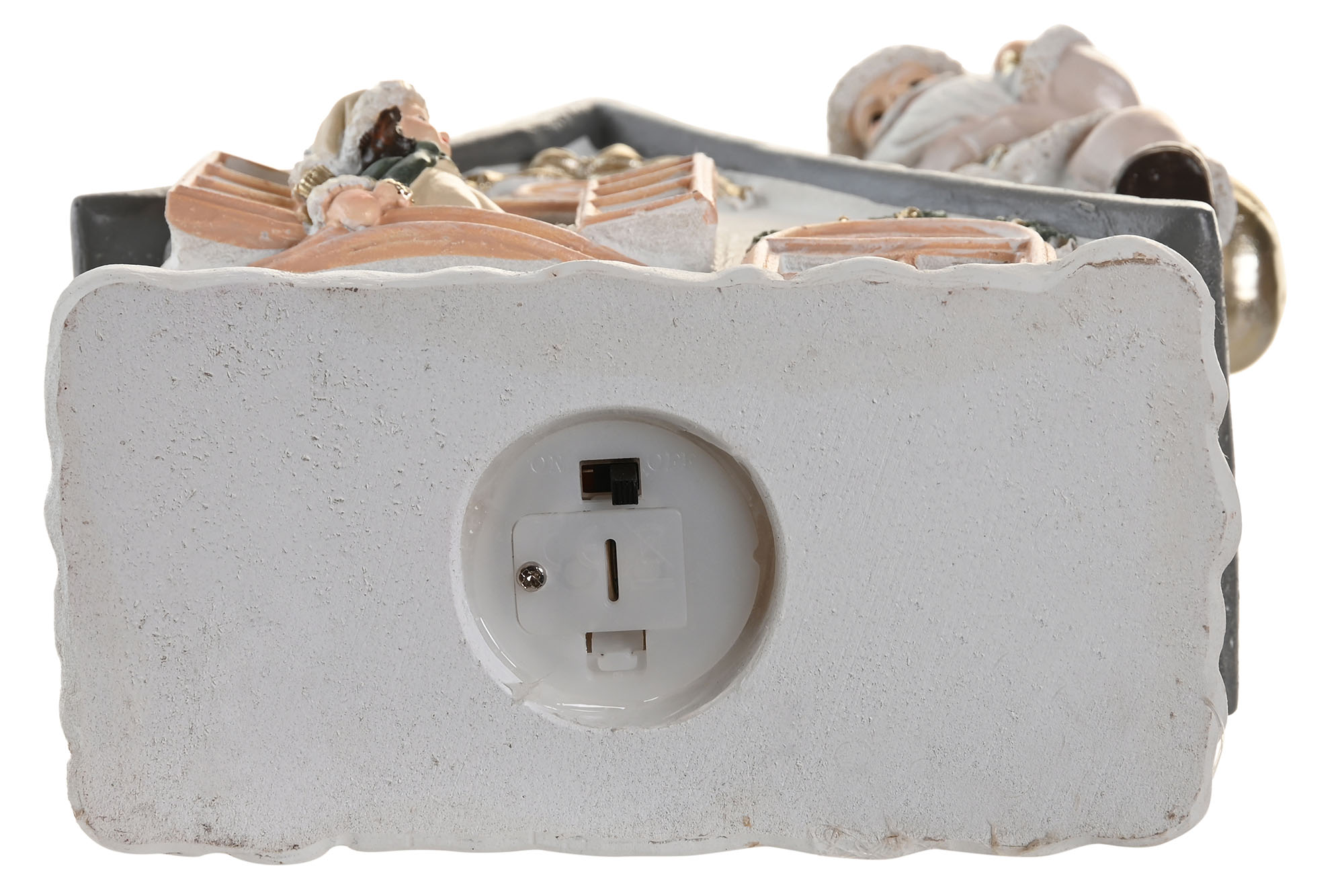 FIGURA RESINA LED 16X8X18,5CM GRIS 4