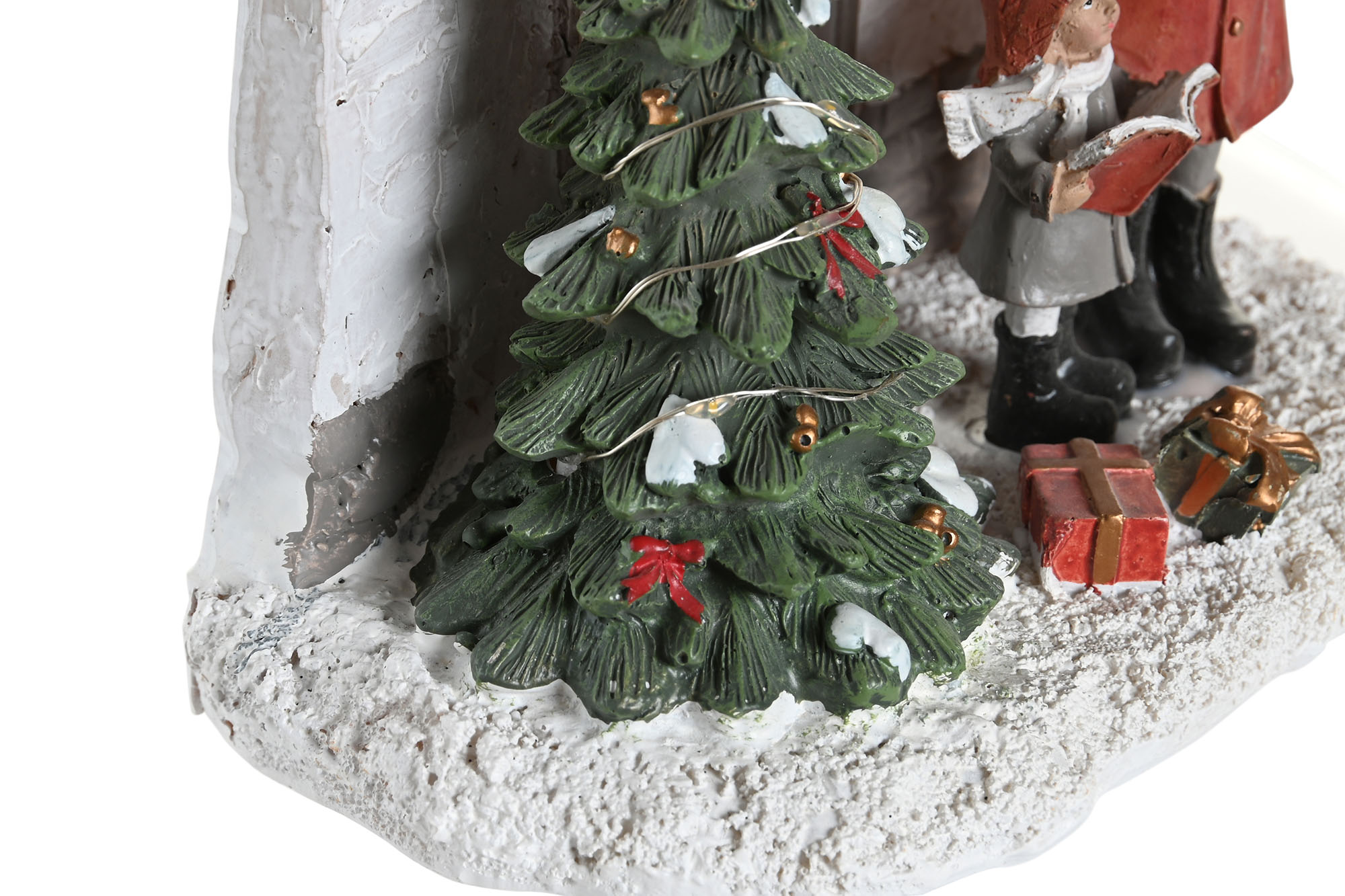 FIGURA RESINA 16,5X9X21 CASA ORO 3