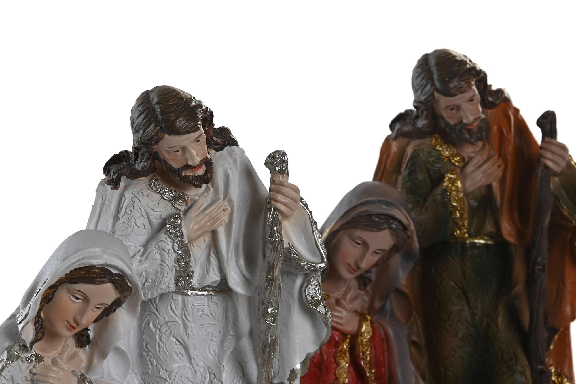 NACIMIENTO RESINA 12X10X19CM GRIS 2