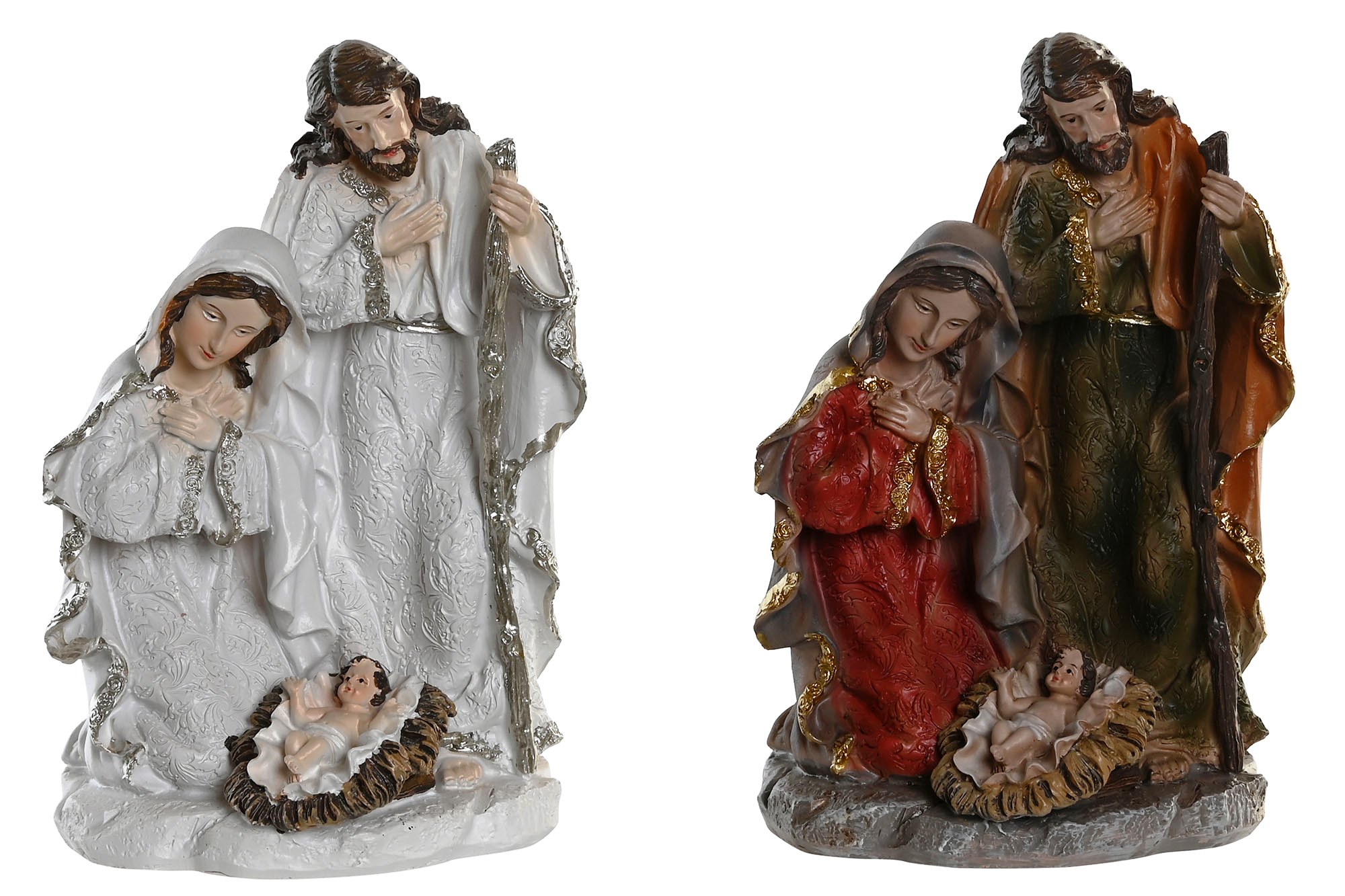 NACIMIENTO RESINA 12X10X19CM GRIS