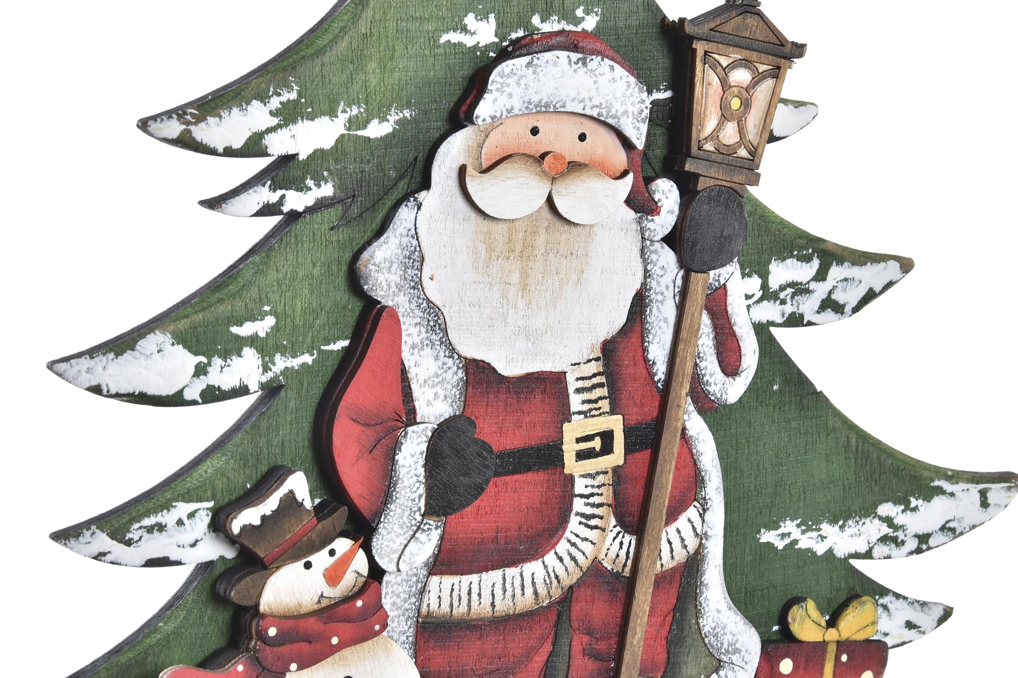 ARBOL MADERA 28,5X6X37,5 CM NOEL 2