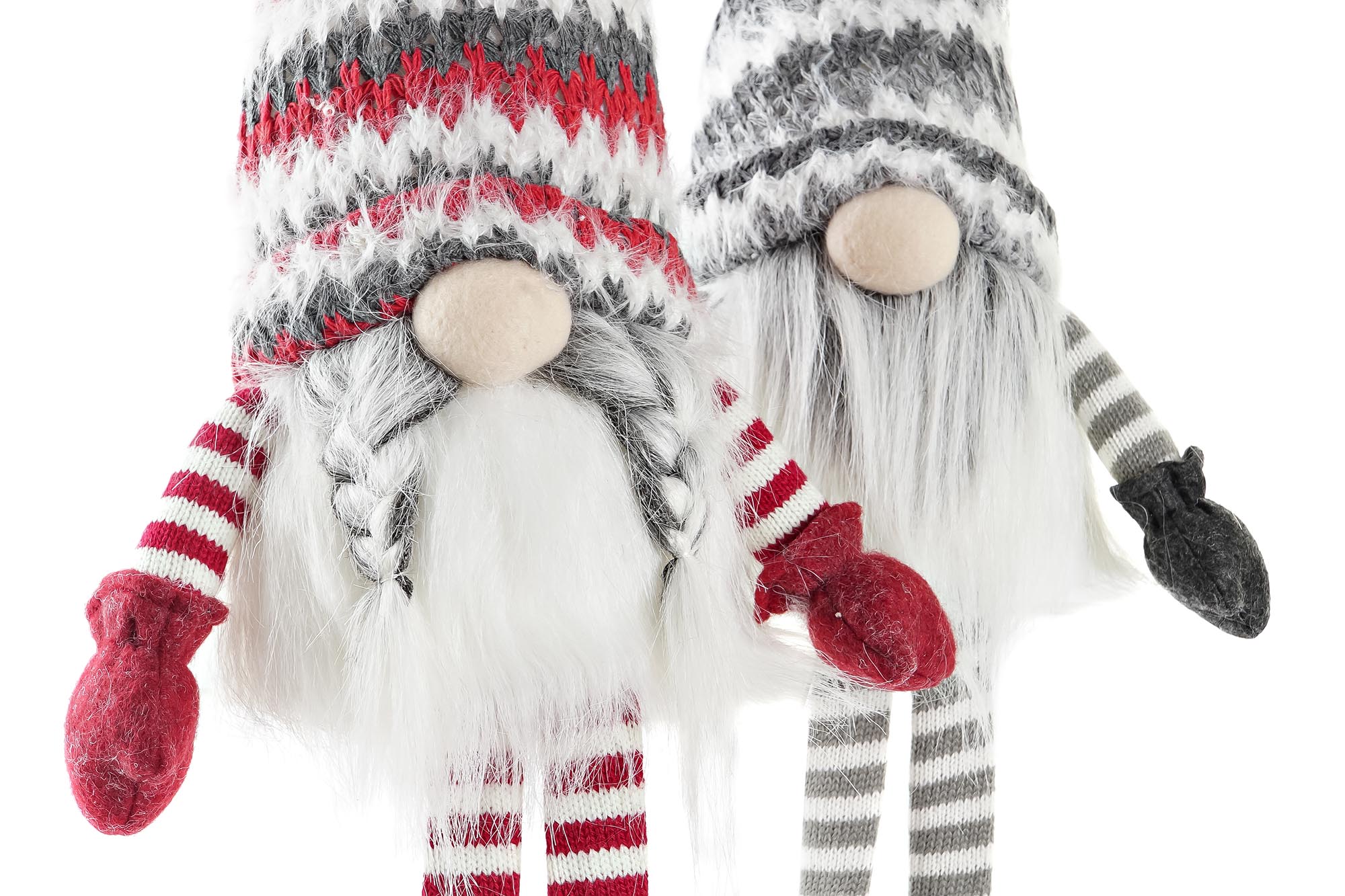 FIGURA POLIESTER LED 22X12X64CM GRIS 3