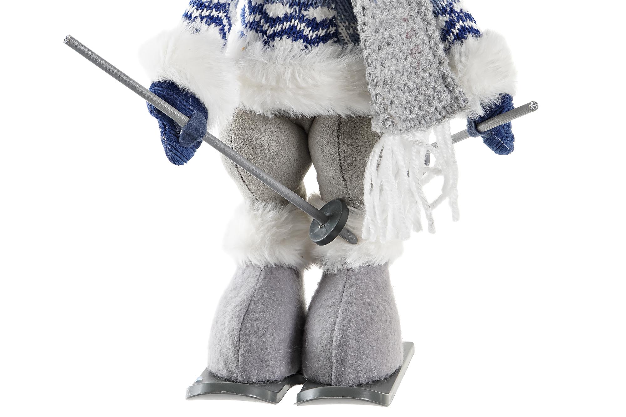 FIGURA POLIESTER 17X16X38CM RENO AZUL 3