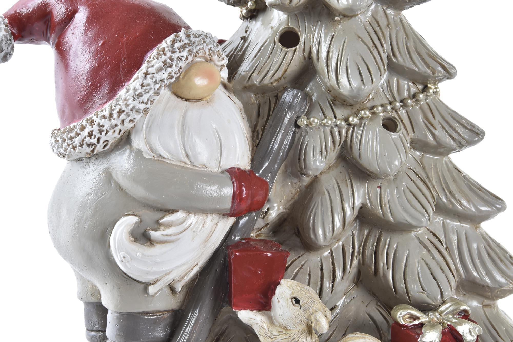 FIGURA RESINA 15X10X18 ARBOL ROJO 3