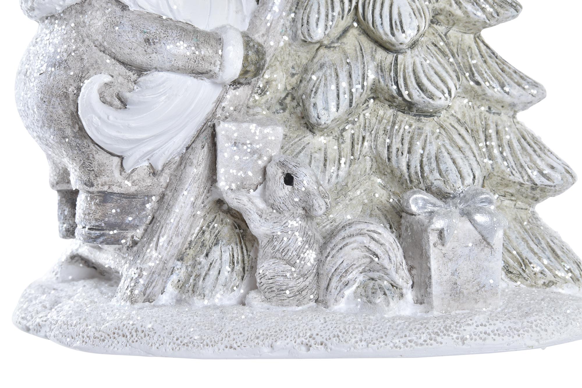 FIGURA RESINA 15X10X18 ARBOL GRIS 4