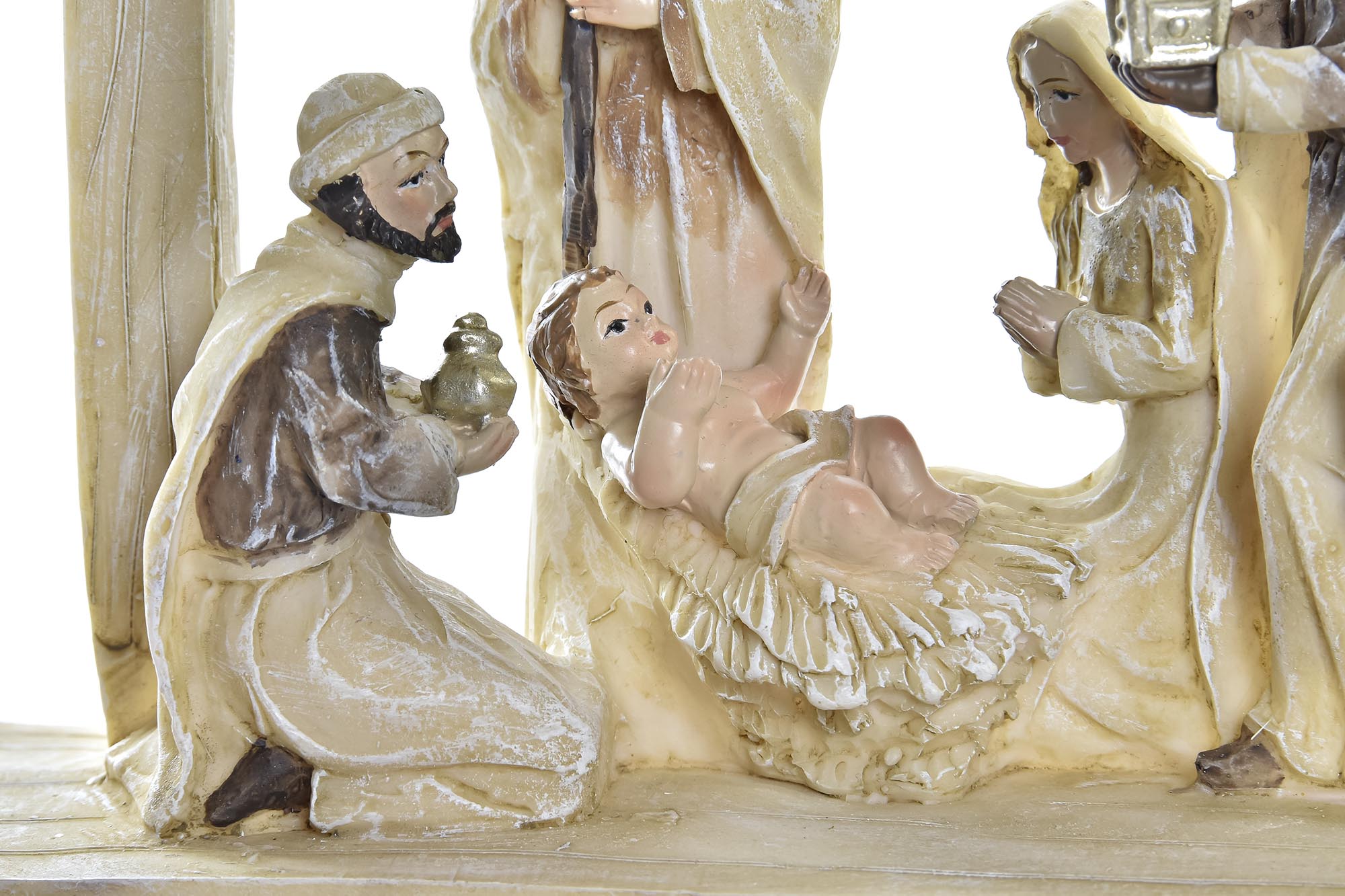NACIMIENTO RESINA 21X5X15CM BEIGE 3