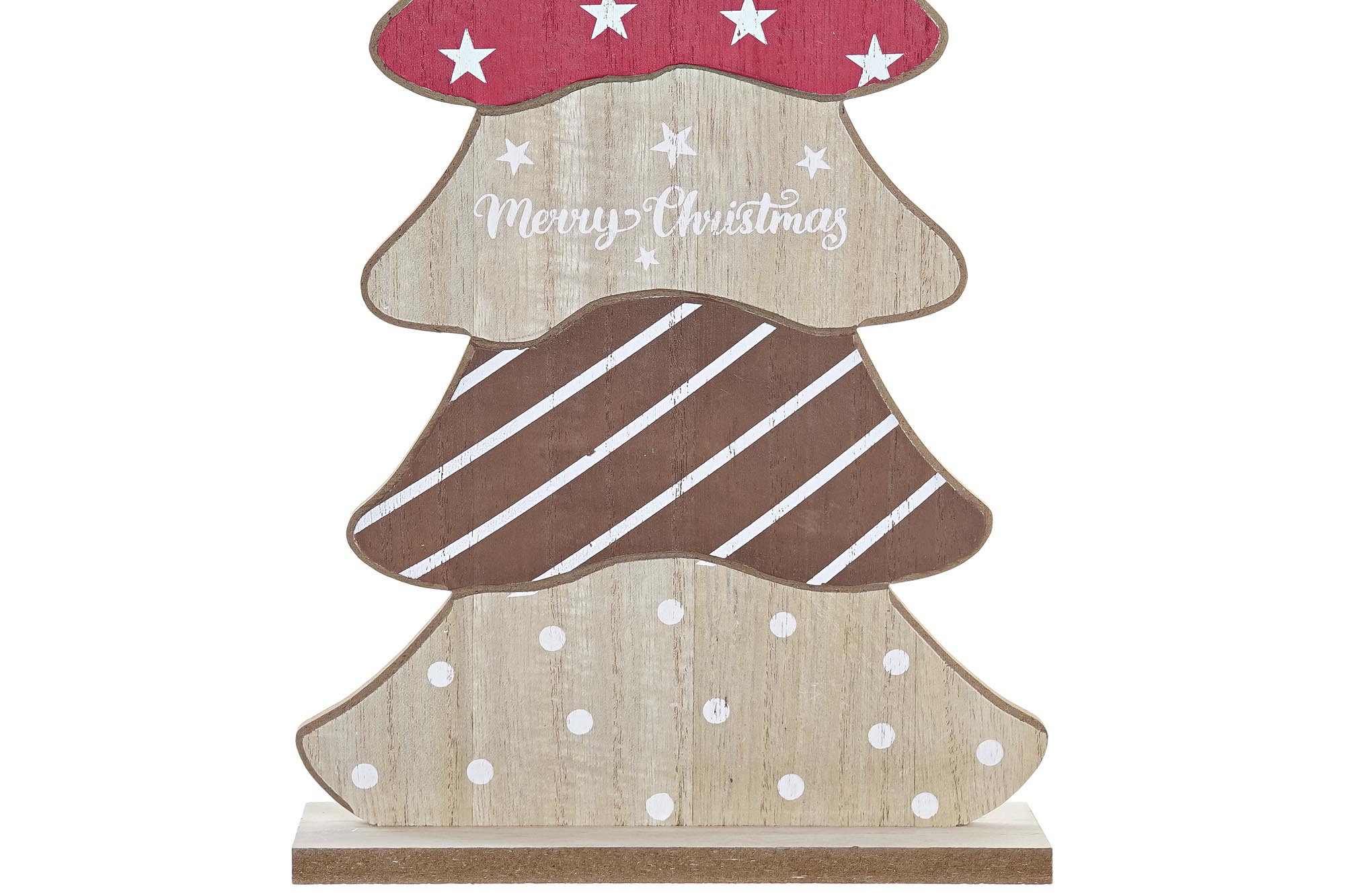 DECORACION MADERA 19X8X45 ARBOL ROJO 3