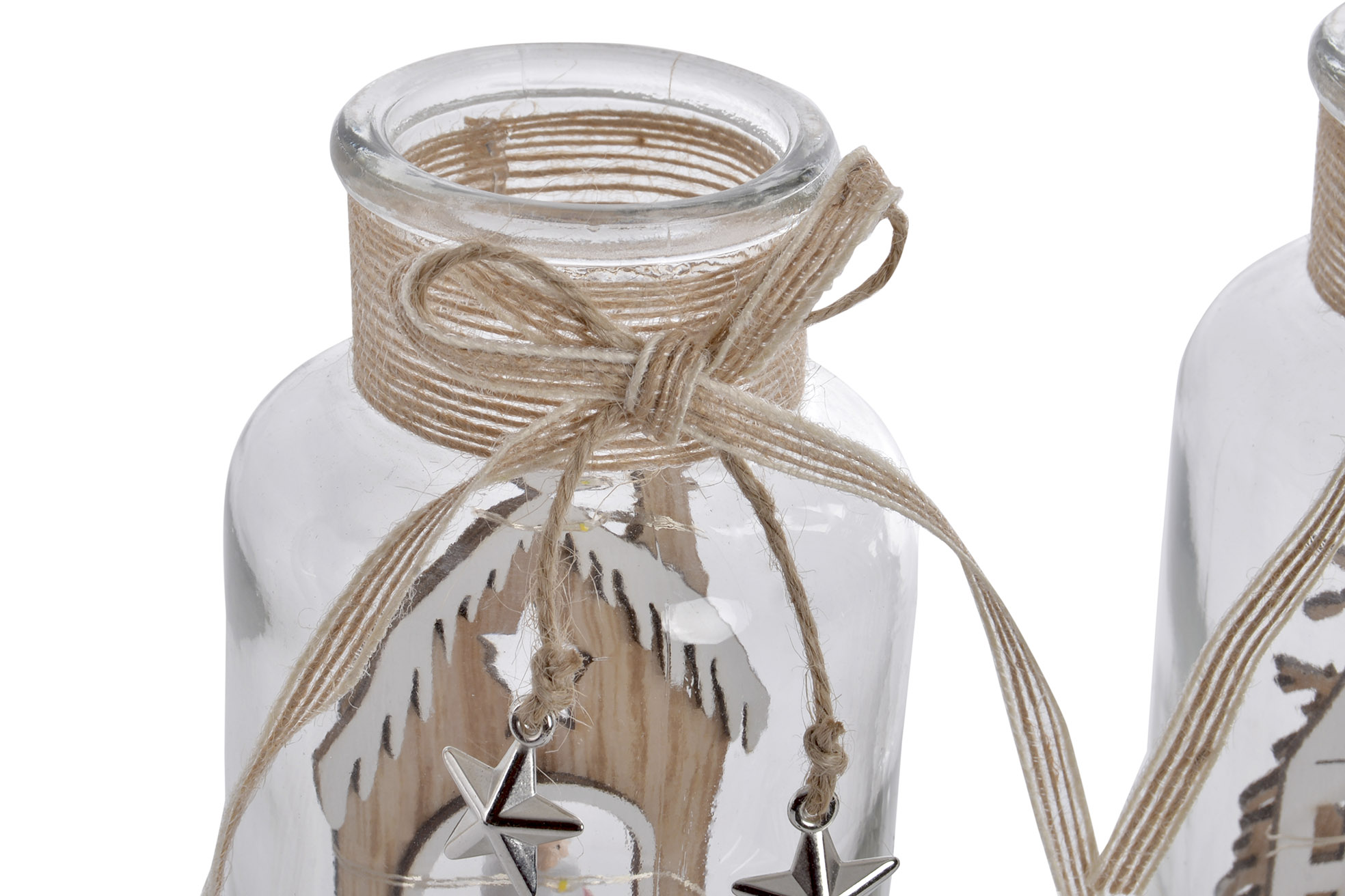 DECORACION LUMINOSA LED 9X9X17 CASA NOEL 2