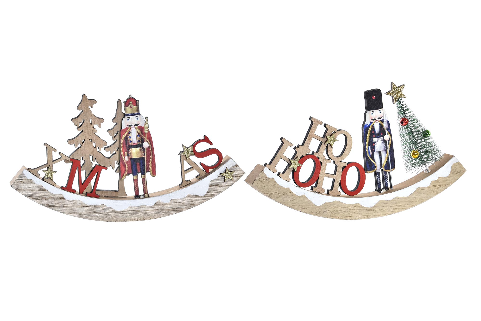 FIGURA MADERA 21X2X12 CASCANUECES ARBOL VERDE