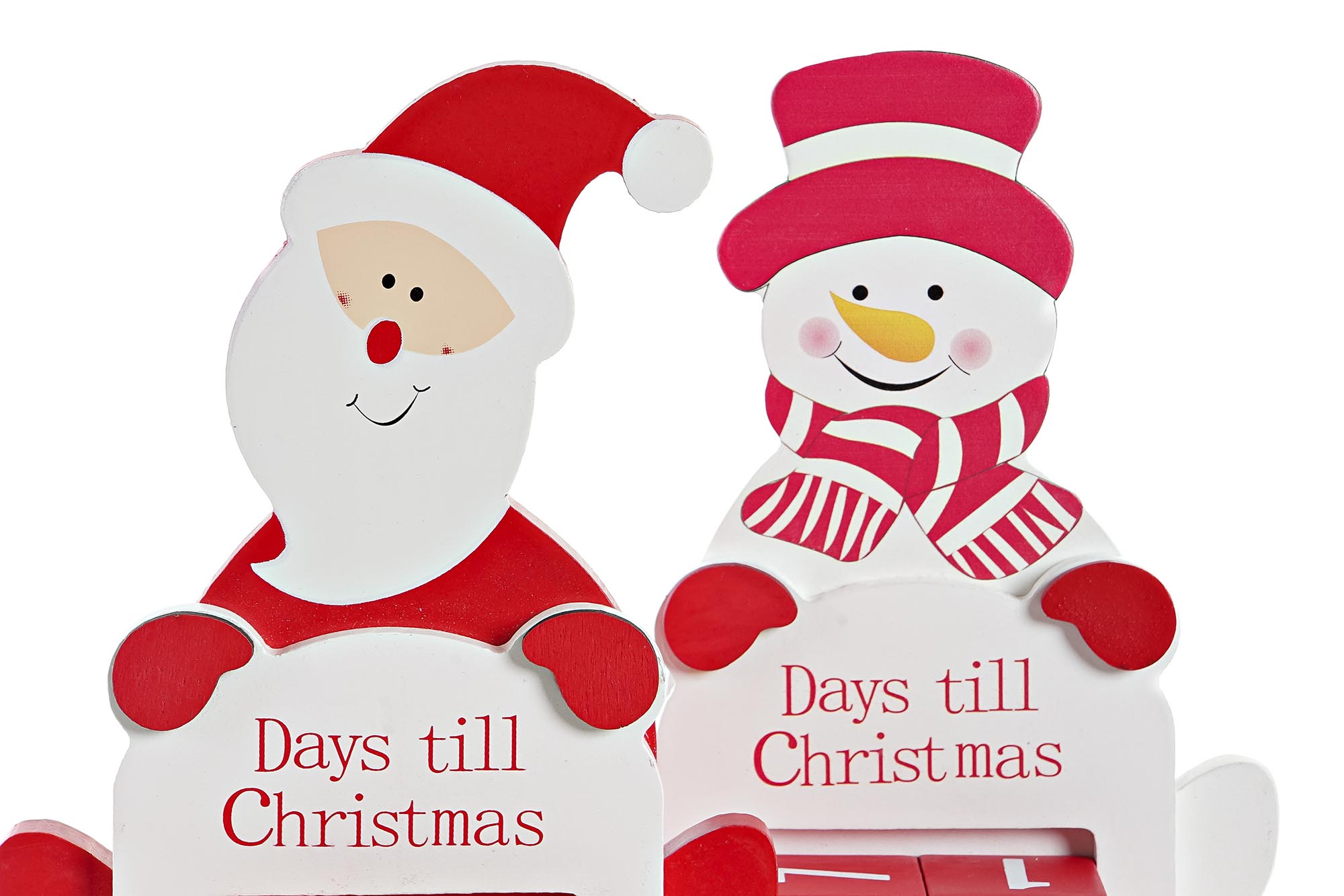 CALENDARIO ADVIENTO MDF 13X4X18CM SNOW 2