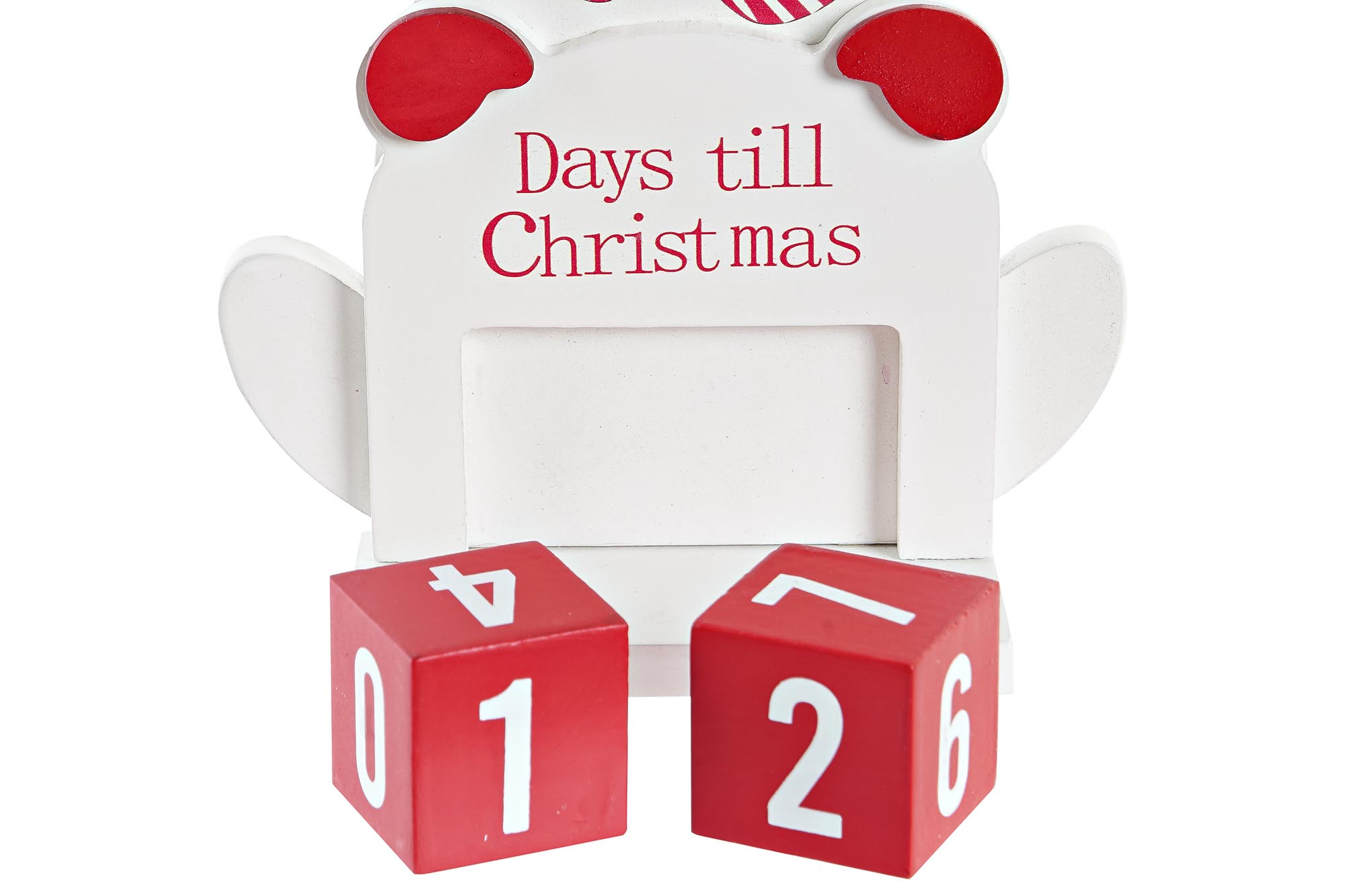 CALENDARIO ADVIENTO MDF 13X4X18CM SNOW 3