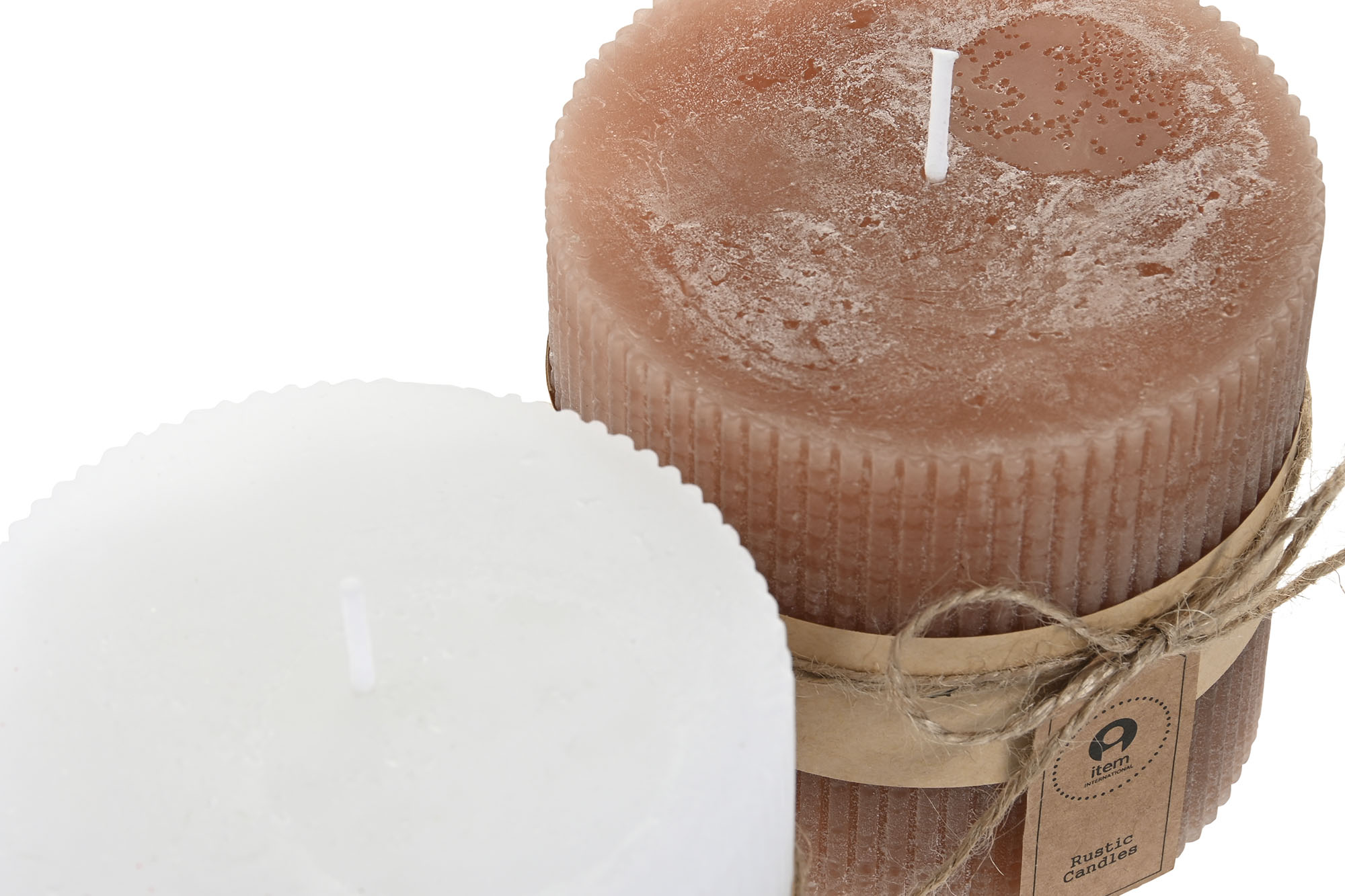 VELA CERA 10X10X10CM BLANCO 3