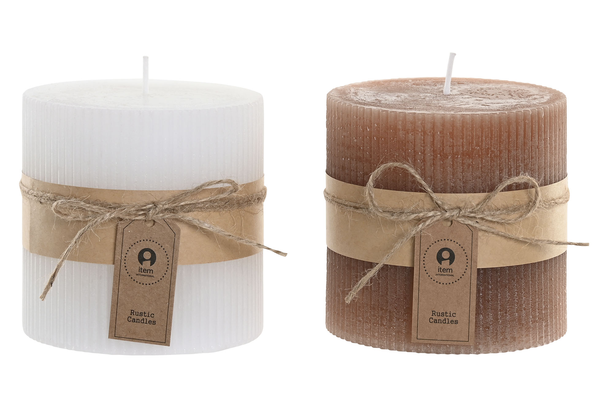 VELA CERA 10X10X10CM BLANCO