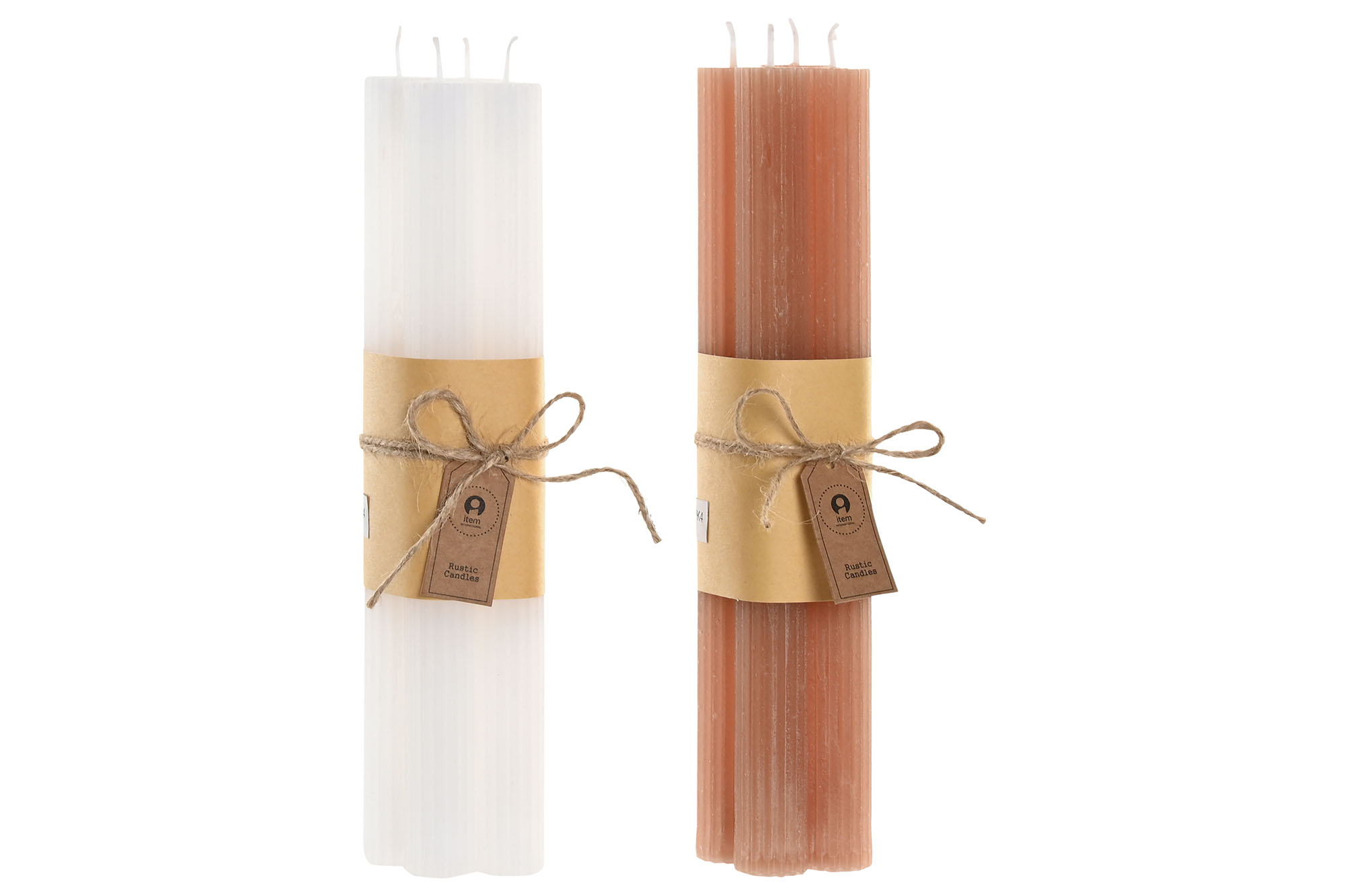 VELA SET4CERA 2X2X23.5CM MARRON