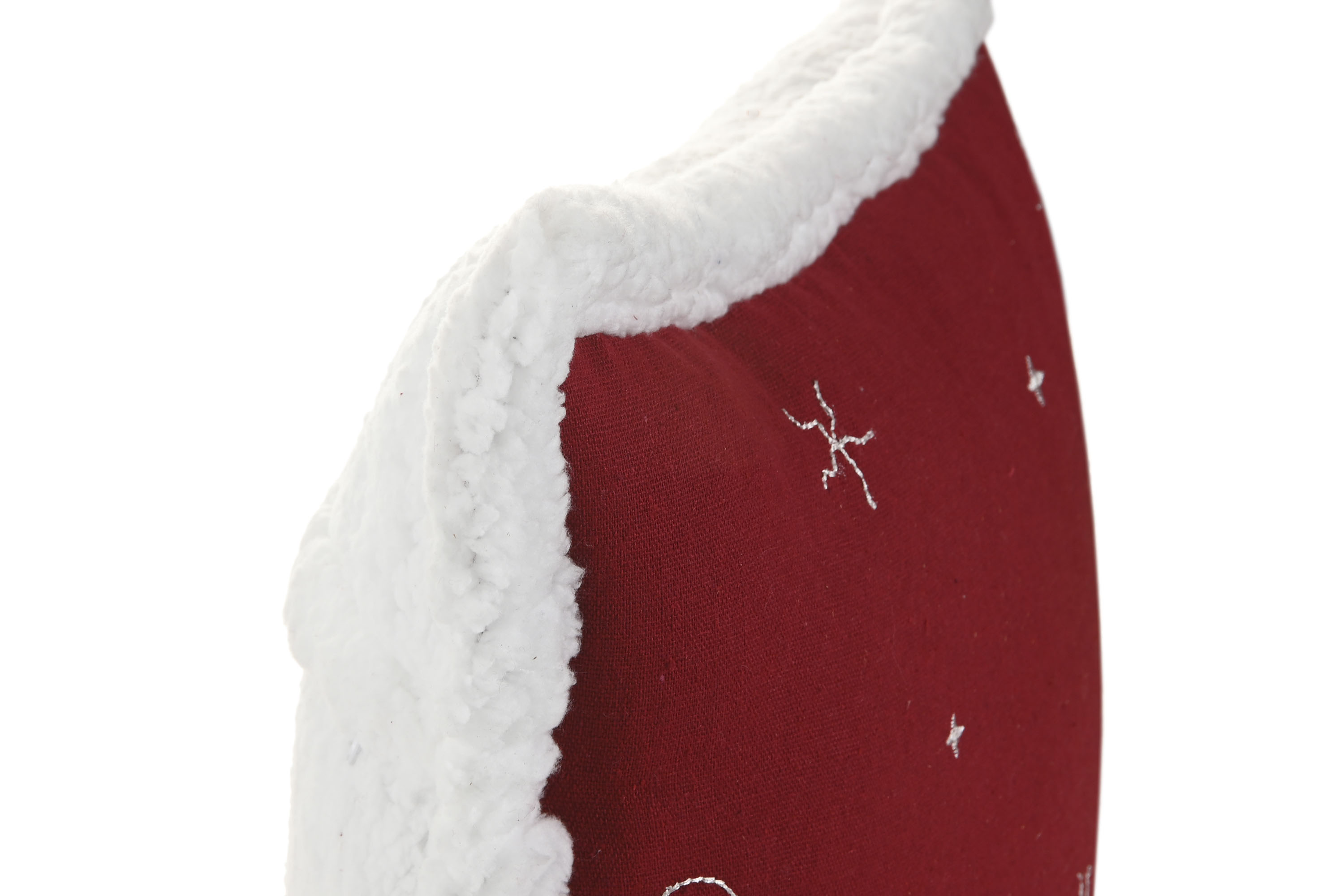 COJIN ALGODON 45X1X45 TERCIOPELO ROJO 2