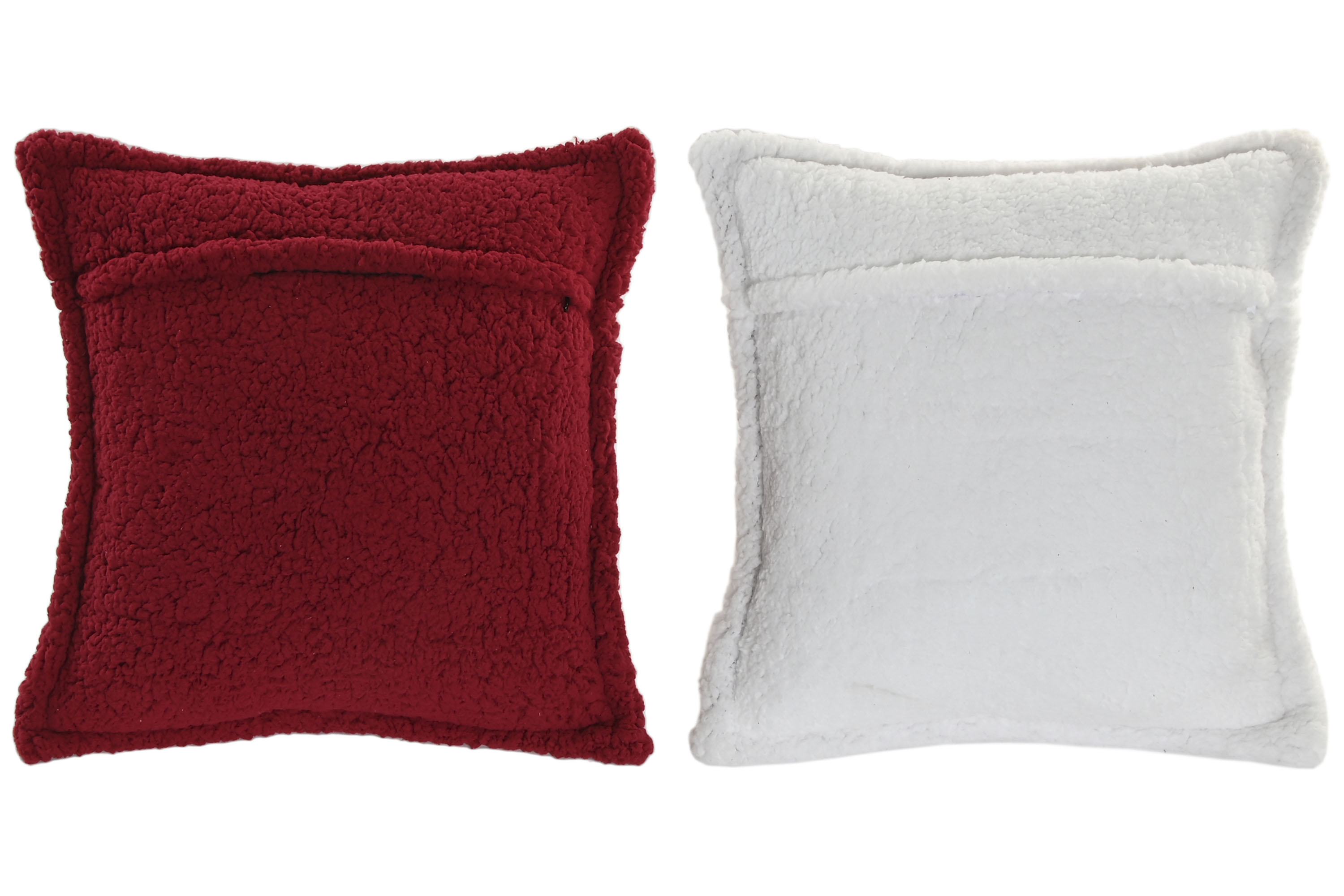 COJIN ALGODON 45X1X45 TERCIOPELO BLANCO 3