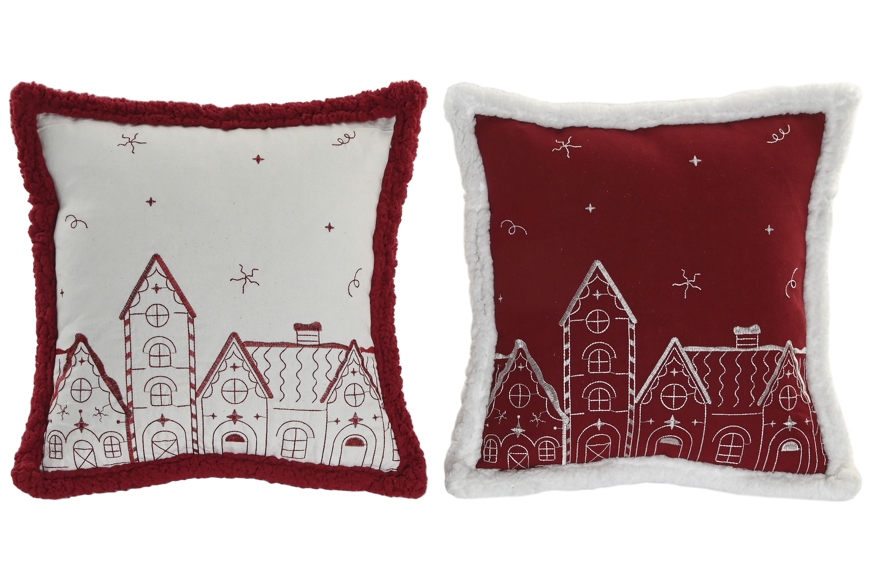 COJIN ALGODON 45X1X45 TERCIOPELO BLANCO