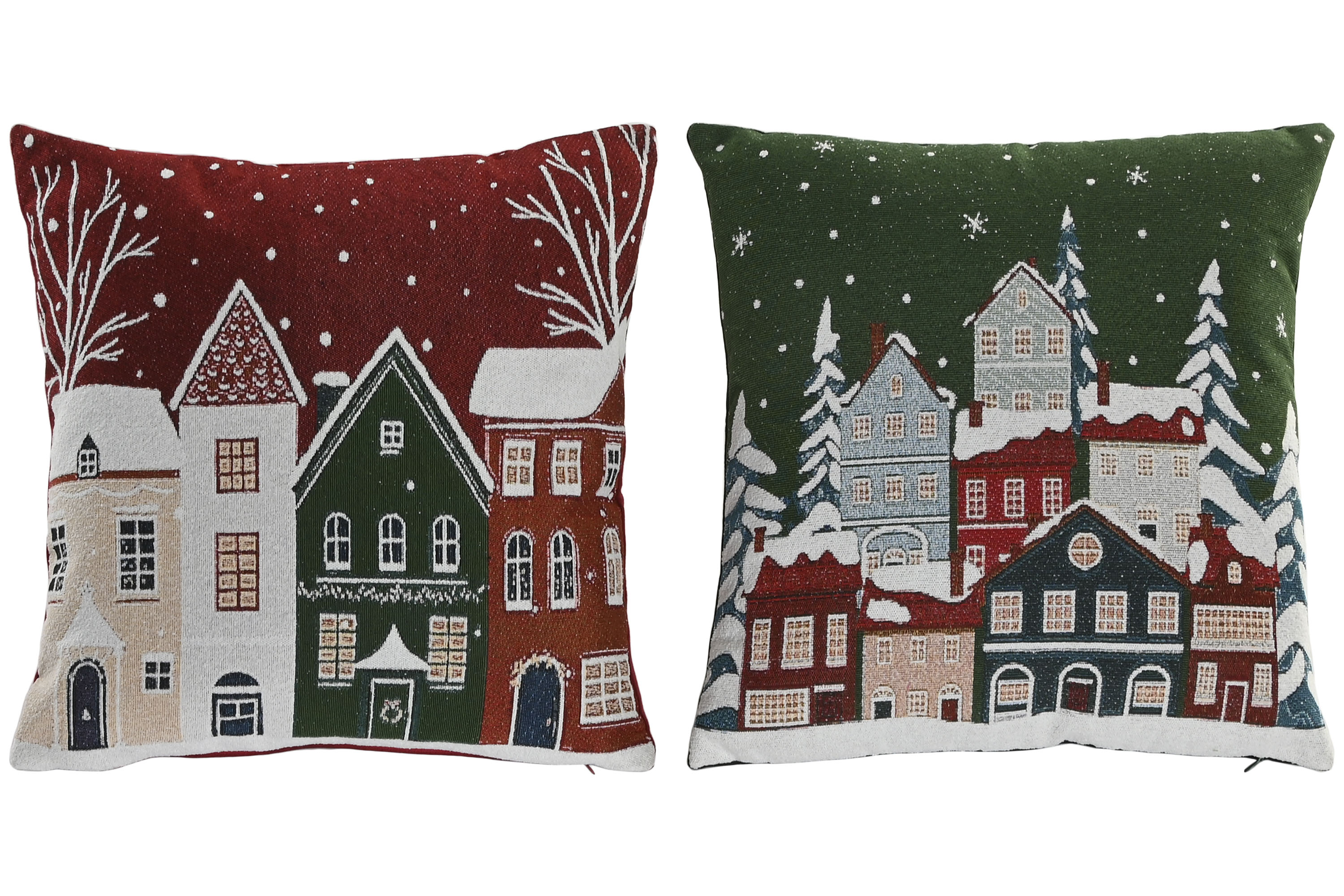 COJIN JACQUARD 45X1X45CM VERDE