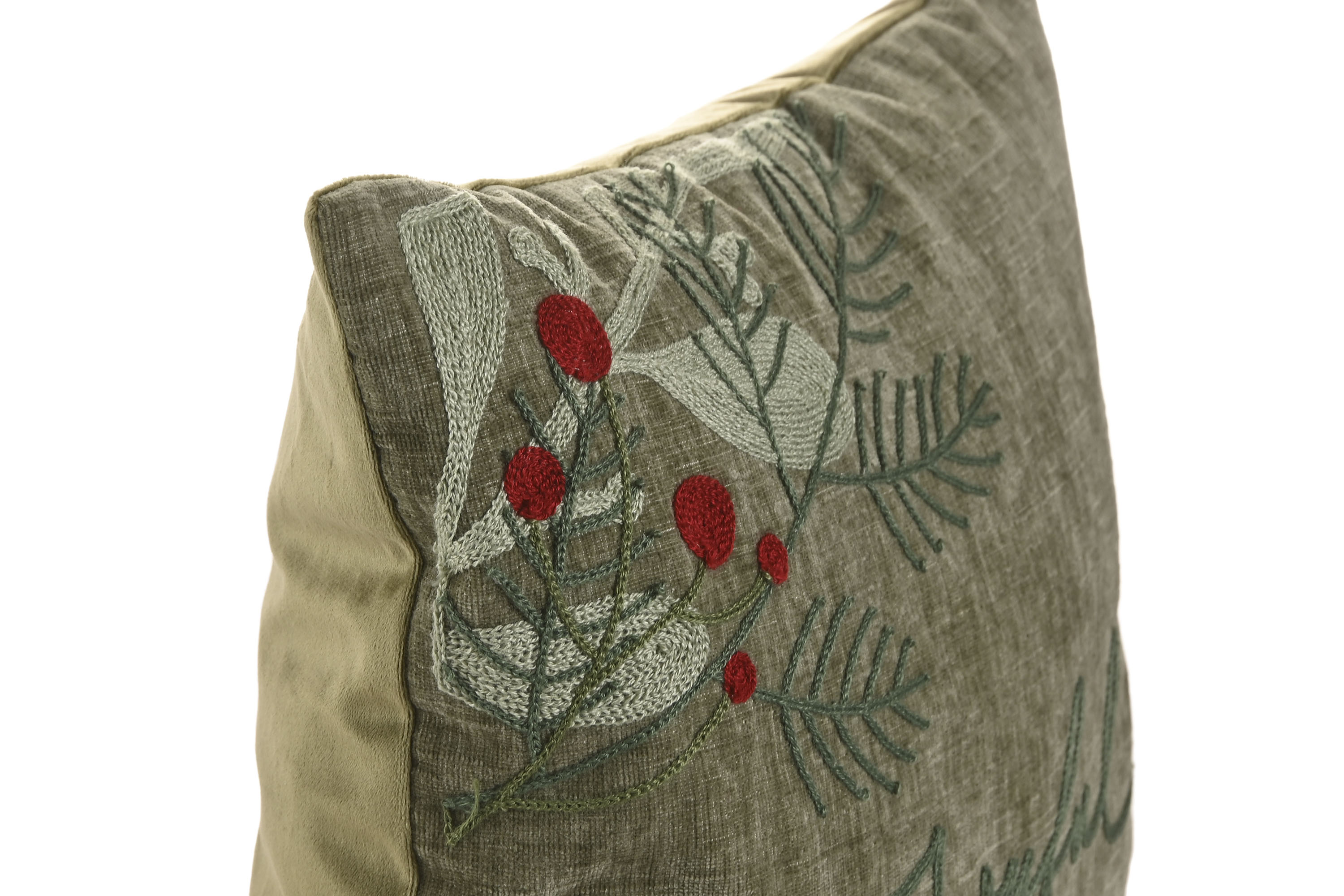 COJIN CHENILLA 45X1X45CM VERDE CLARO 3