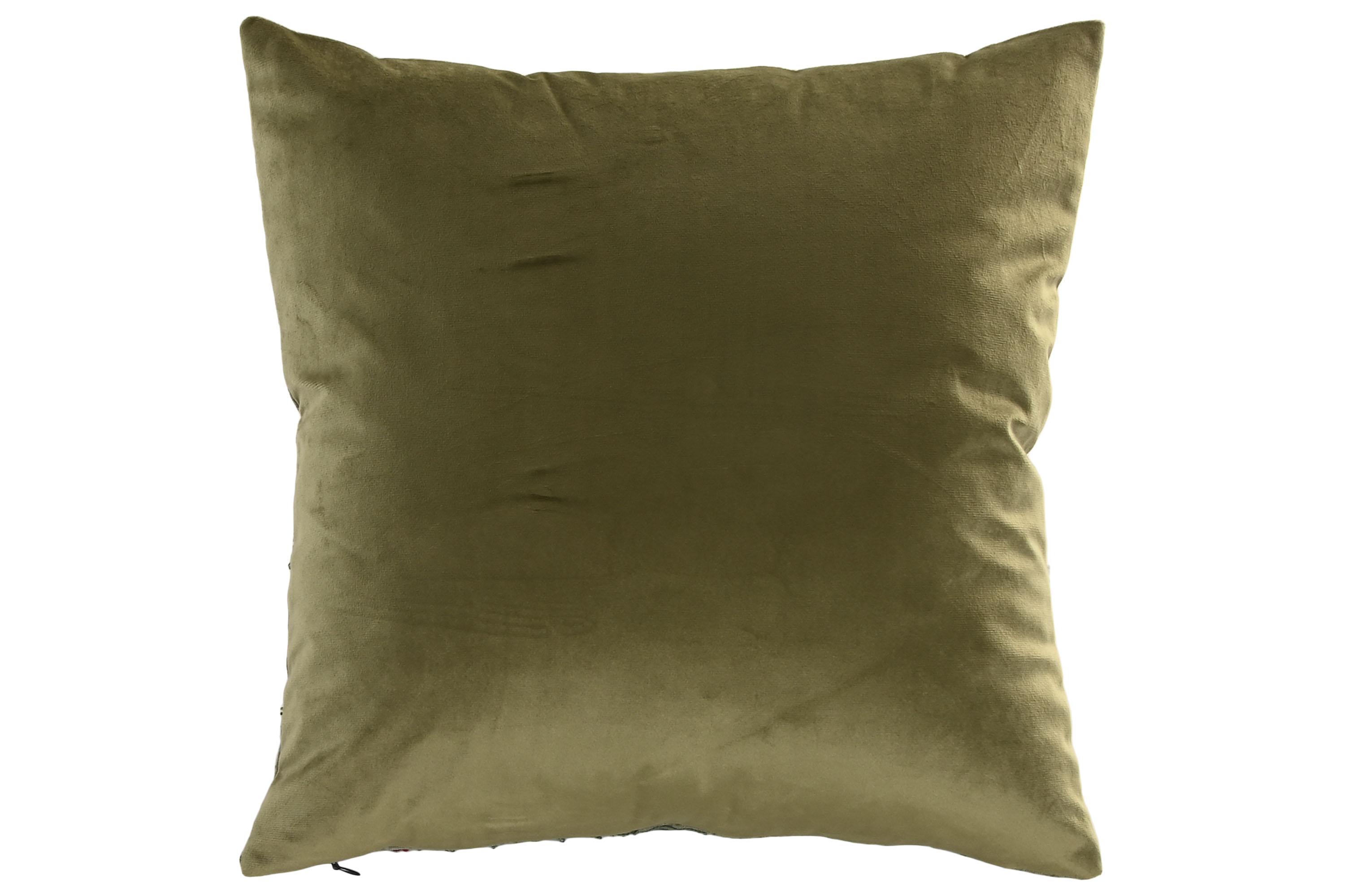 COJIN CHENILLA 45X1X45CM VERDE CLARO 4