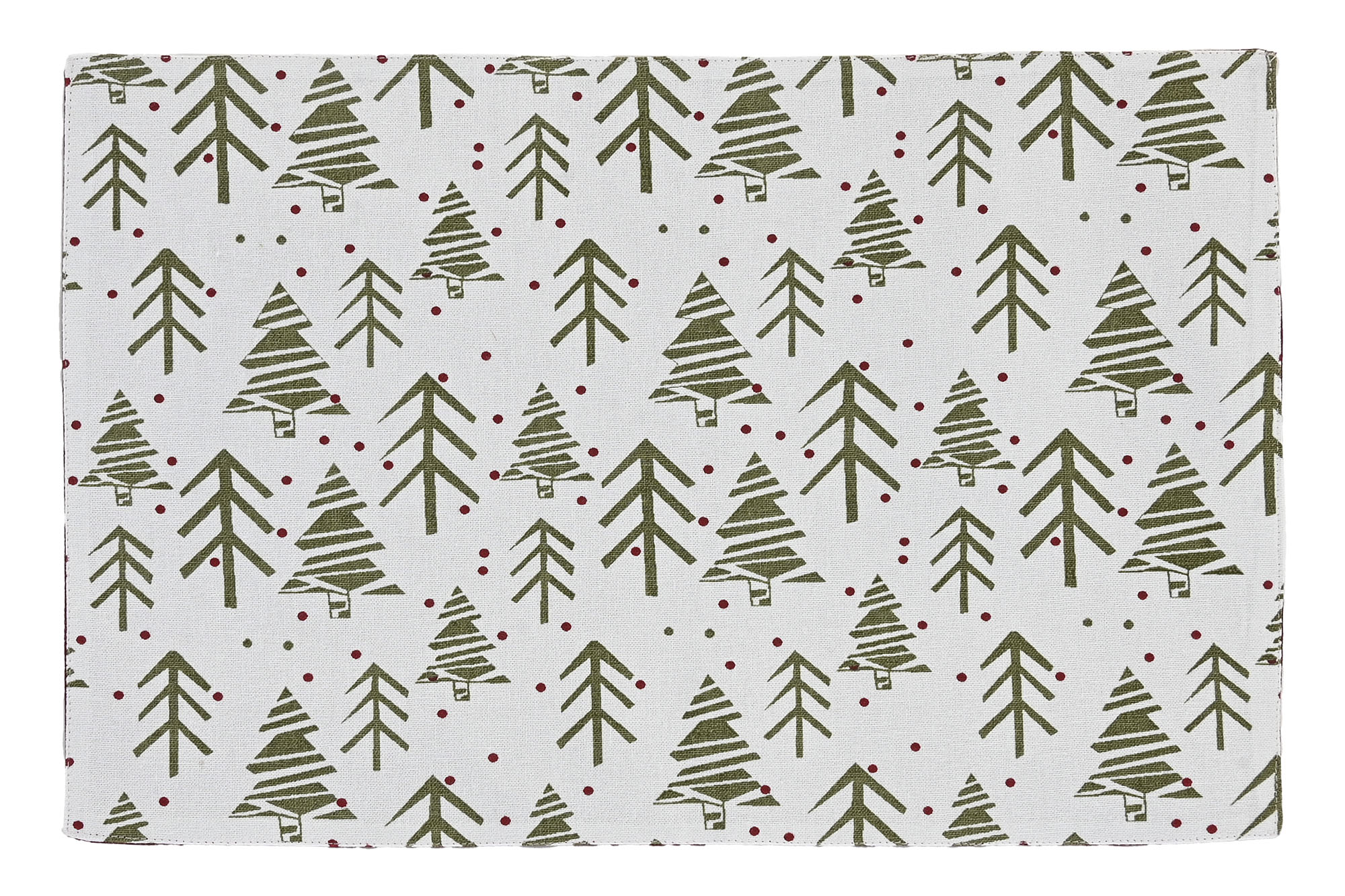 INDIVIDUAL ALGODON 45X30X0,2 ARBOLES REVERSIBLE