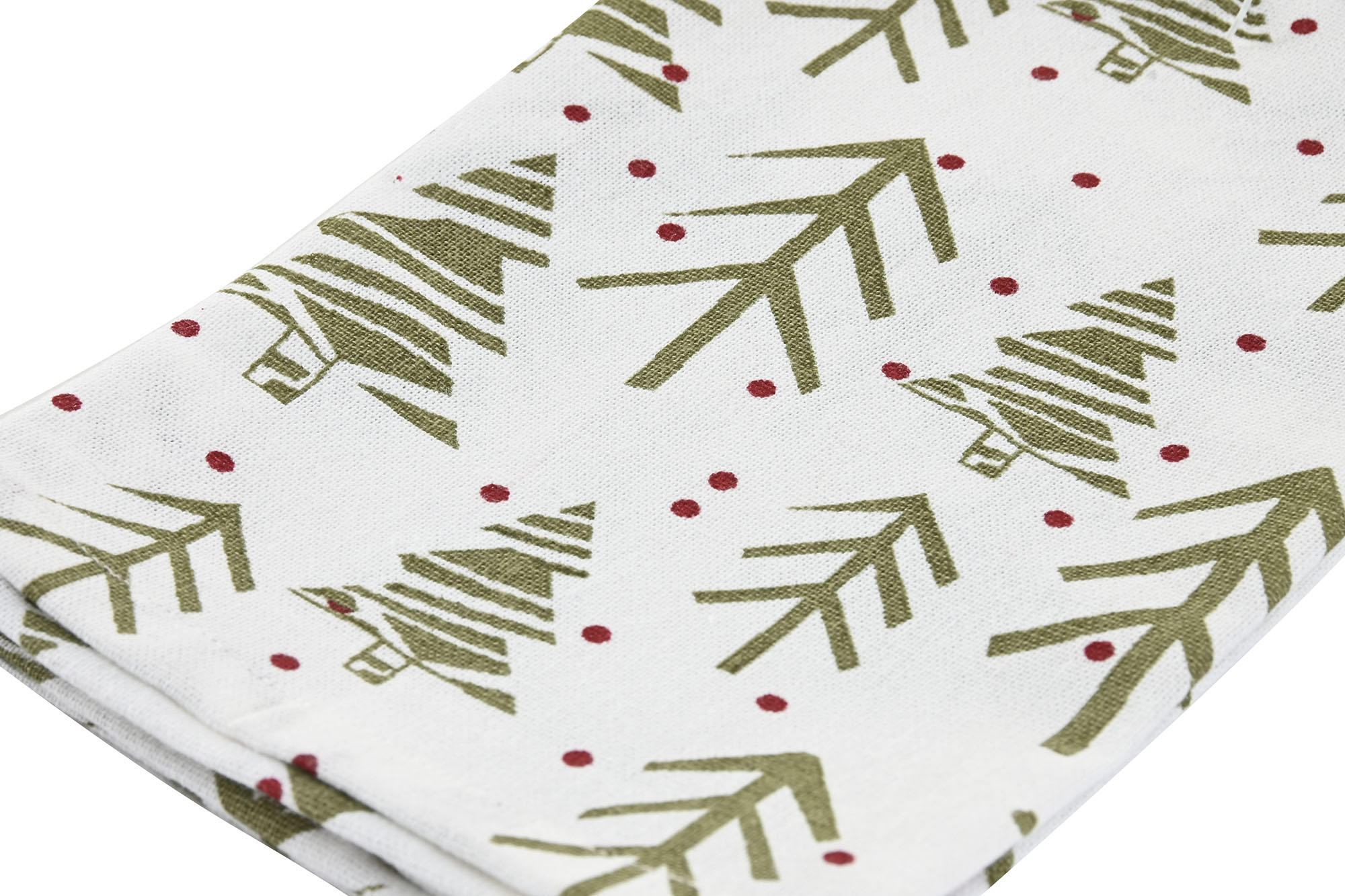 PAÑO SET 3 ALGODON 60X0,2X40 170GSM, ARBOLES VERDE 3