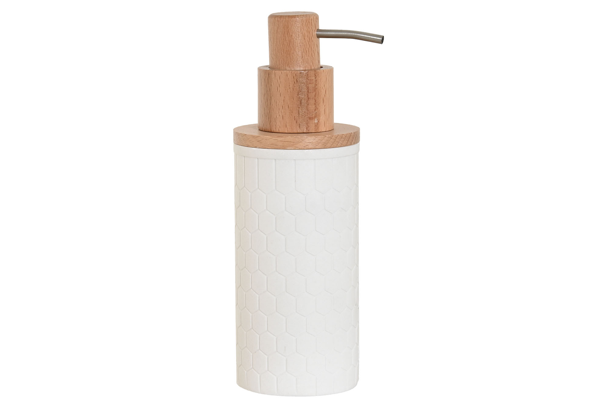 DOSIFICADOR RESINA BAMBU 8X7X21 BLANCO