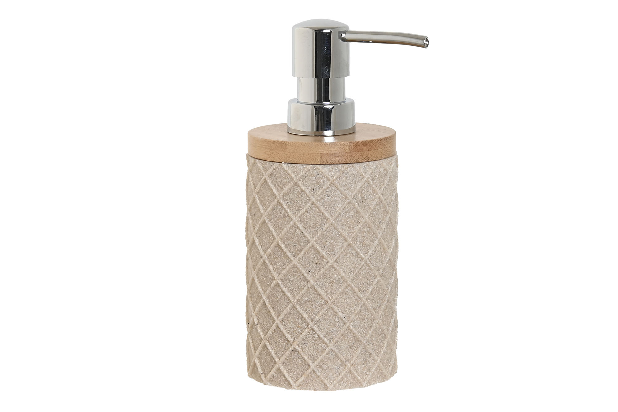 DOSIFICADOR RESINA BAMBU 7X9X18 BEIGE