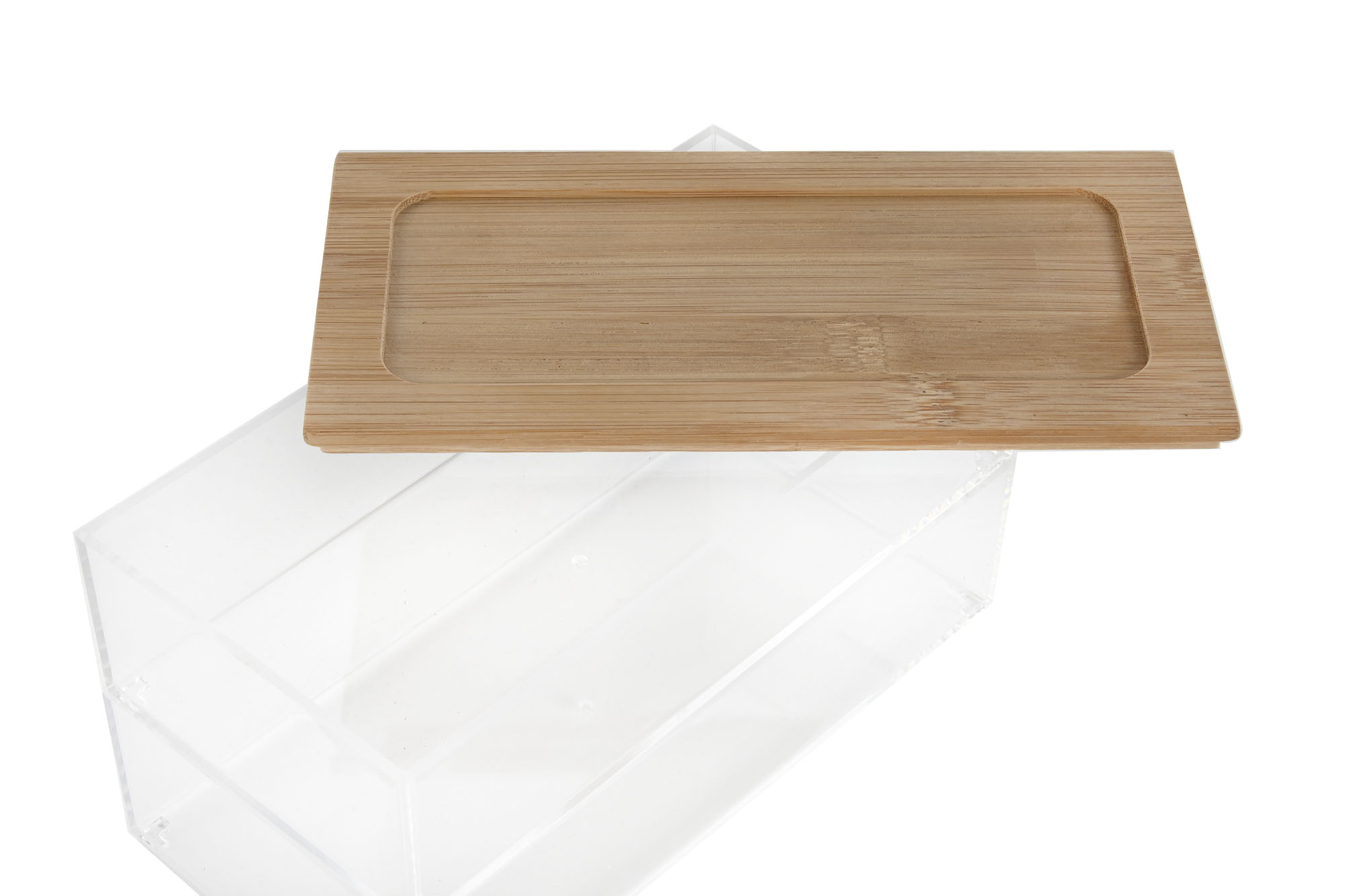 CAJA PS BAMBU 19X9,5X10 TRANSPARENTE 2