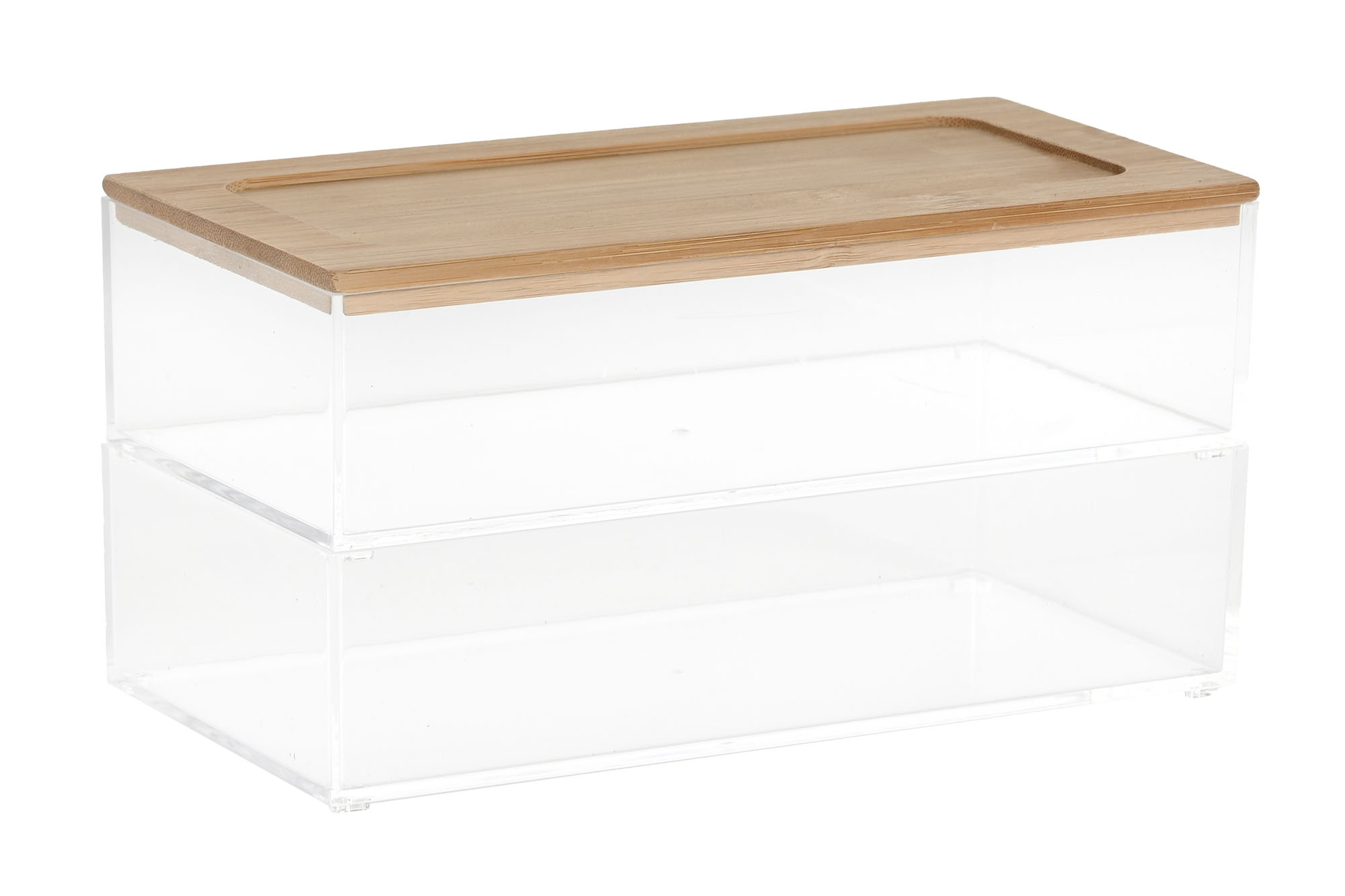 CAJA PS BAMBU 19X9,5X10 TRANSPARENTE