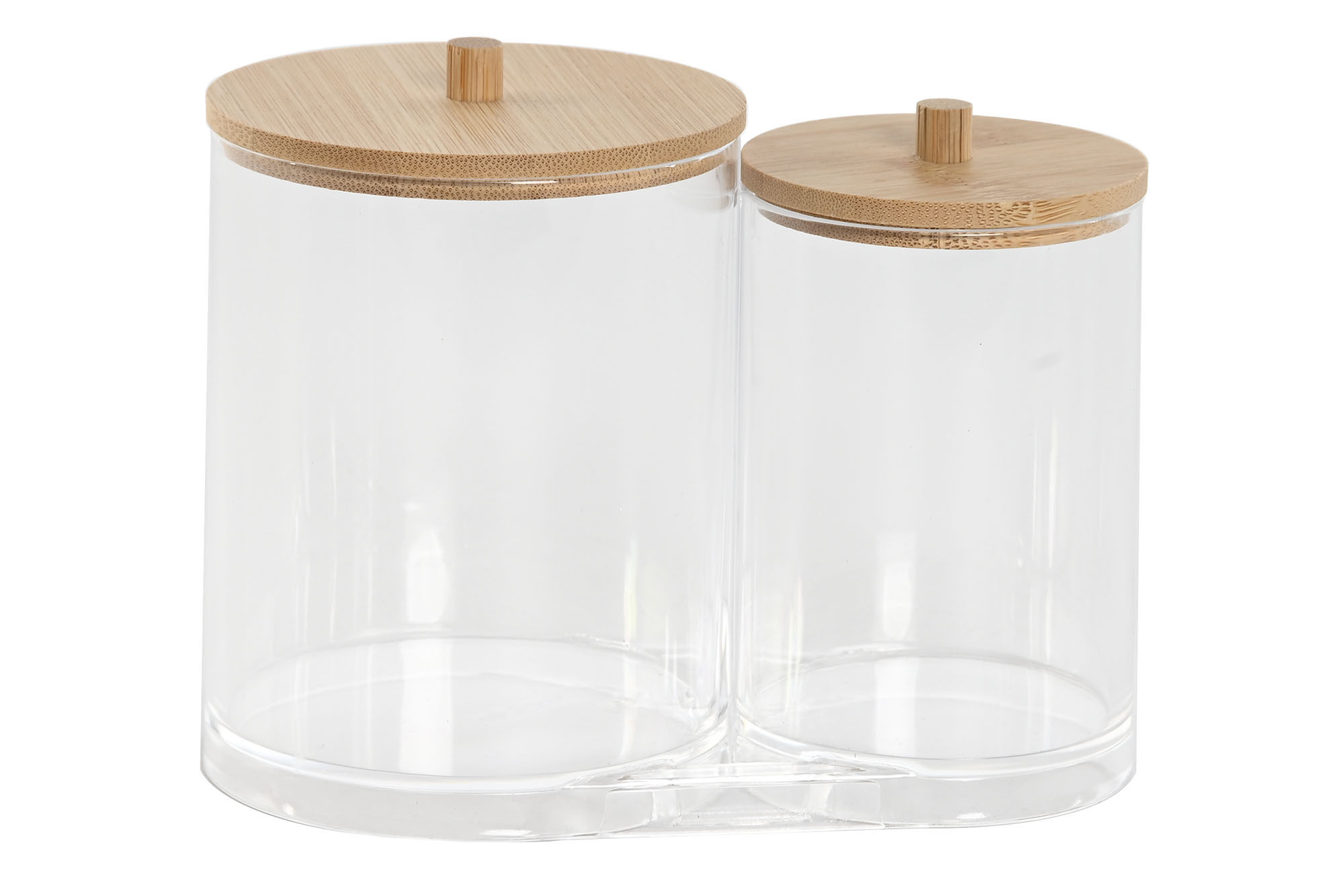 ORGANIZADOR PS BAMBU 15X8,5X12 TRANSPARENTE