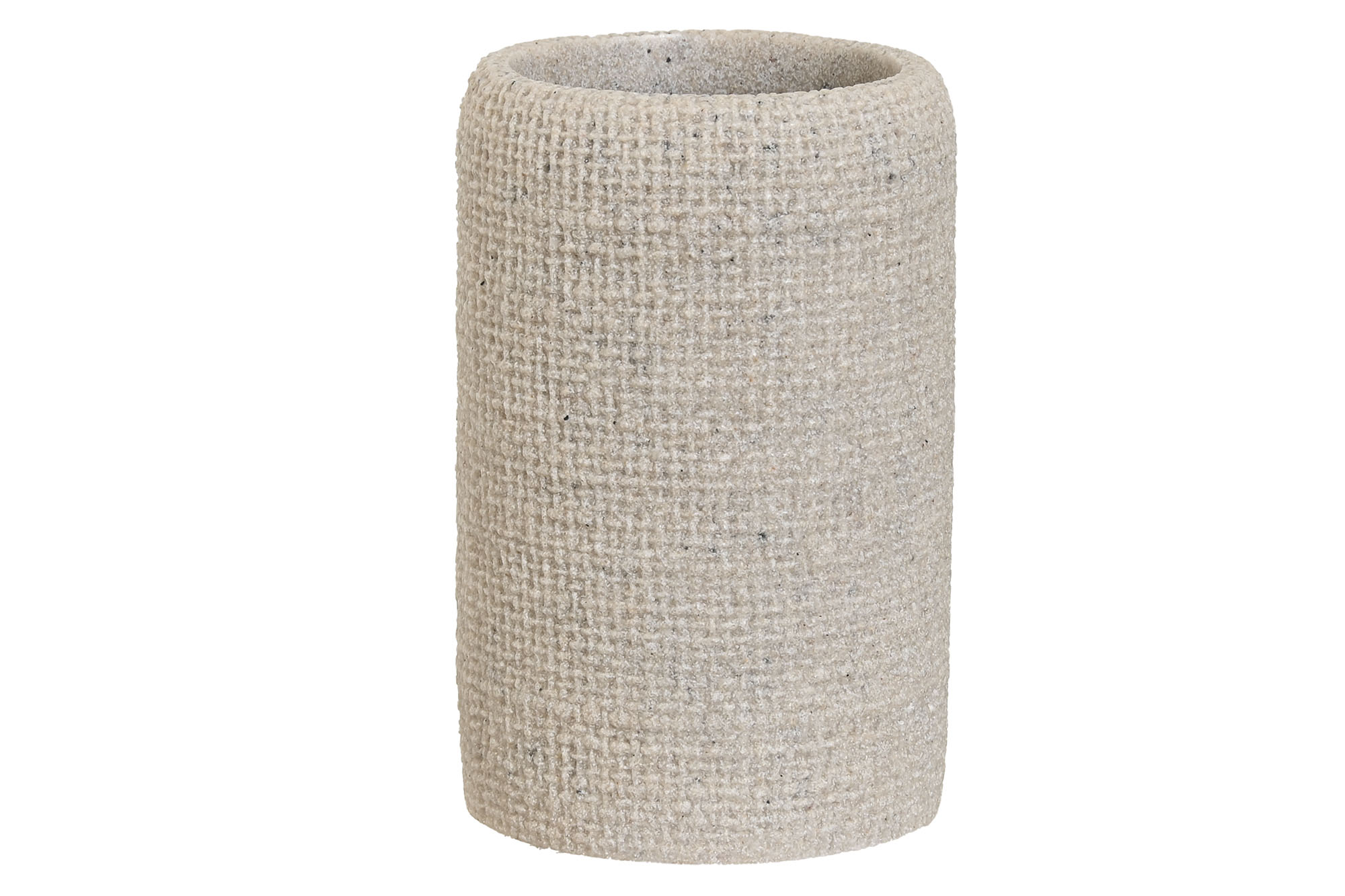 VASO RESINA 7X7X11 BEIGE