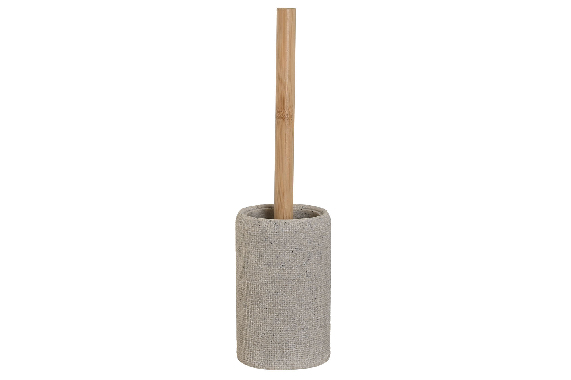 ESCOBILLERO RESINA MADERA 10X10X37 GRIS